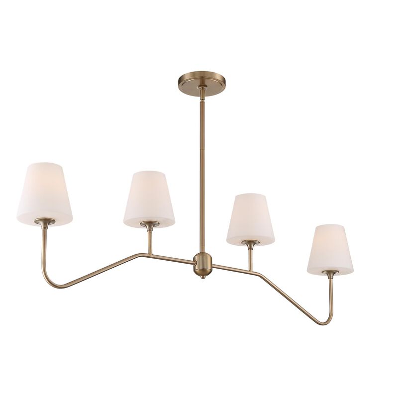 Keenan Medium Linear Chandelier by Crystorama