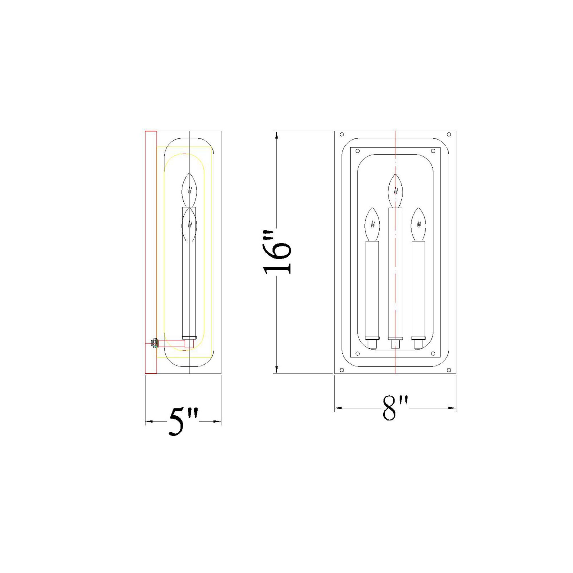 Easton 16 Inch Wall Sconce by Z-Lite