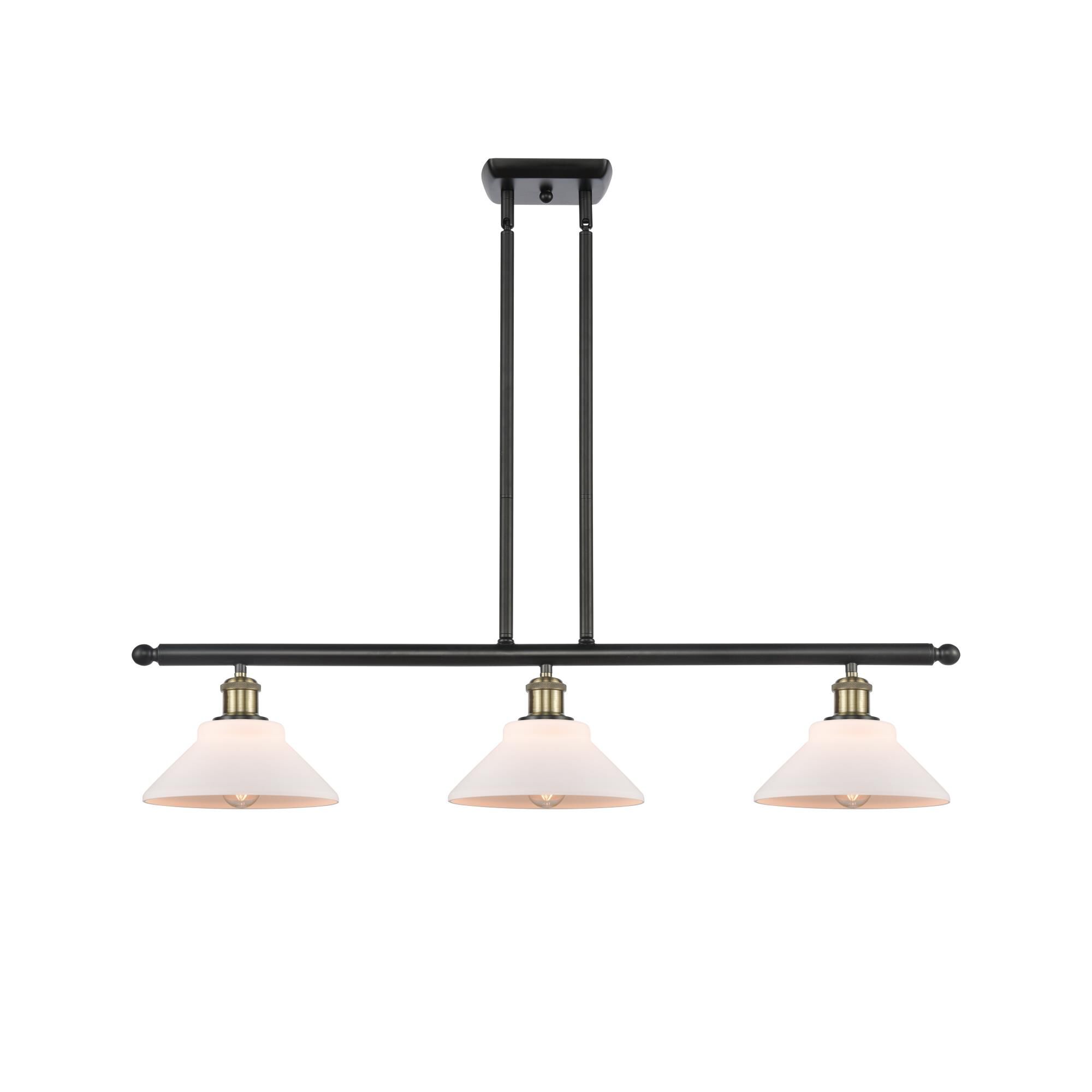 Shown in Black Antique Brass finish and Disc glass and Glass shade