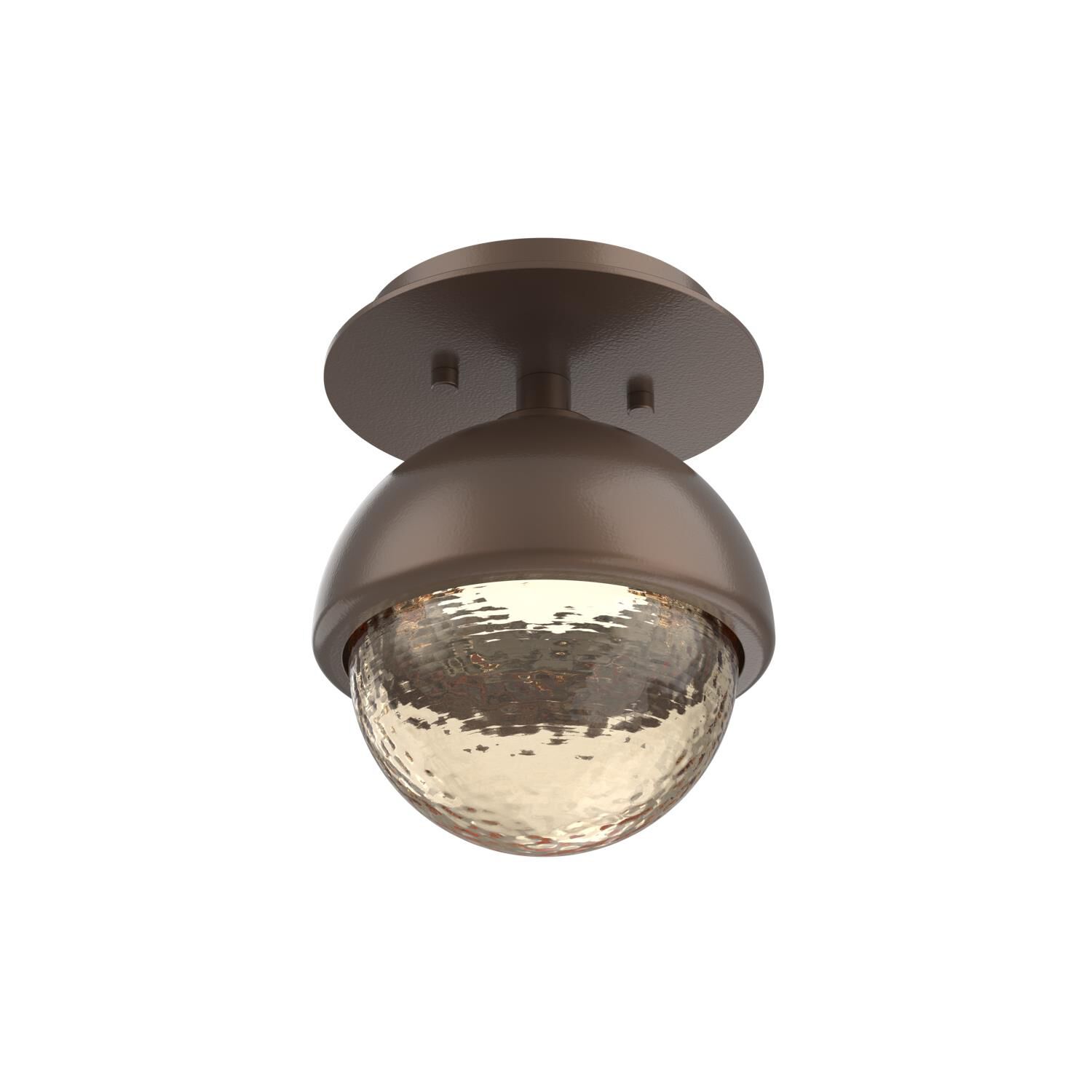 Shown in Burnished Bronze finish and Amber glass and Metal Shade Matching Finish accent