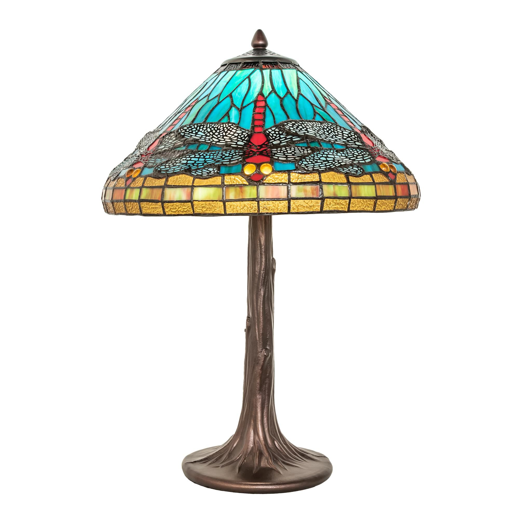 Tiffany Dragonfly 23 Inch Table Lamp by Meyda Lighting