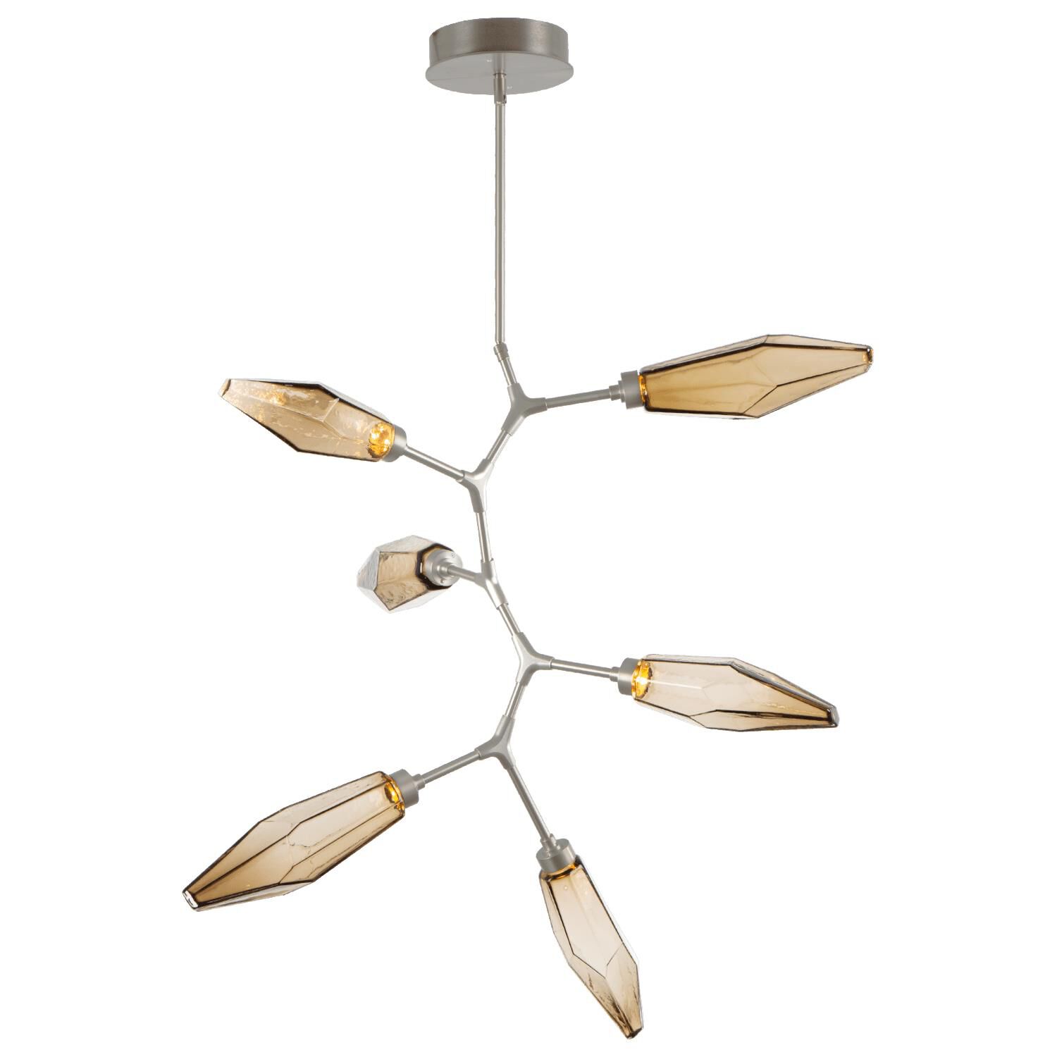 Rock Crystal Multi Light Pendant by Hammerton Studio