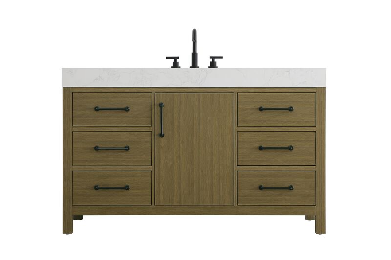 Nathan 54 Inch Bath Vanity by Elegant Dcor