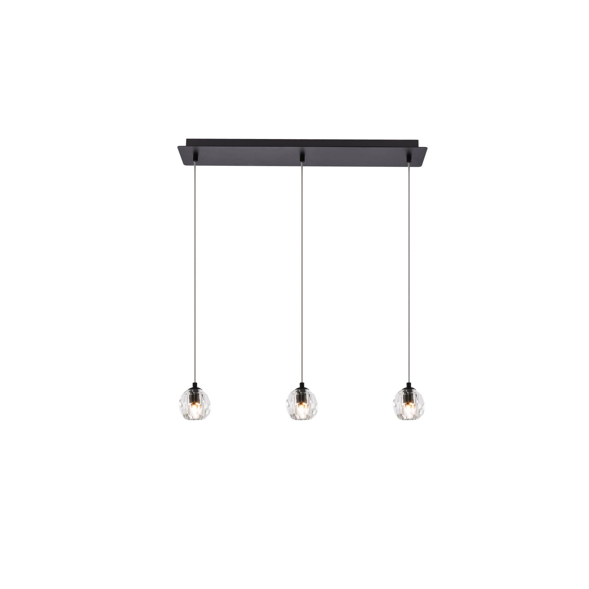 Eren 28 Inch 3 Light LED Linear Suspension Light by Elegant Lighting