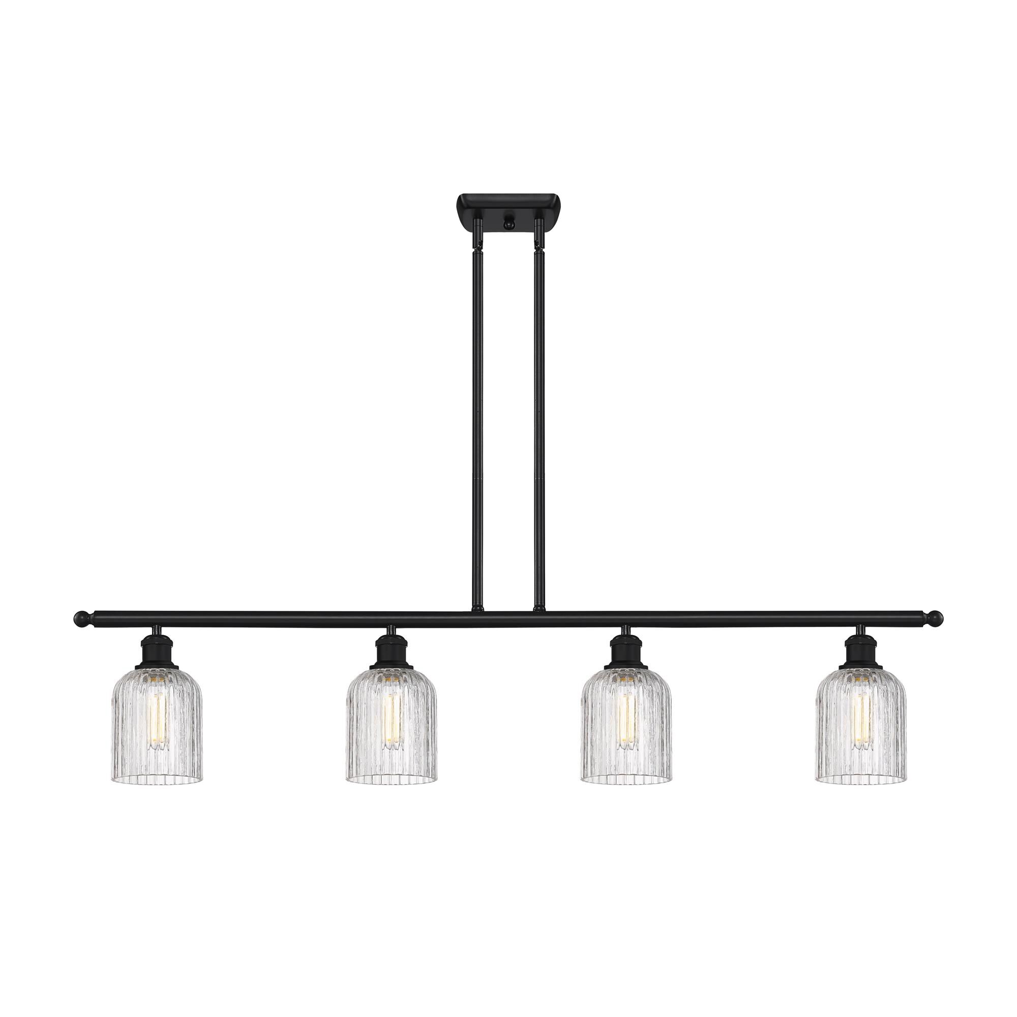 Shown in Matte Black finish and Clear glass