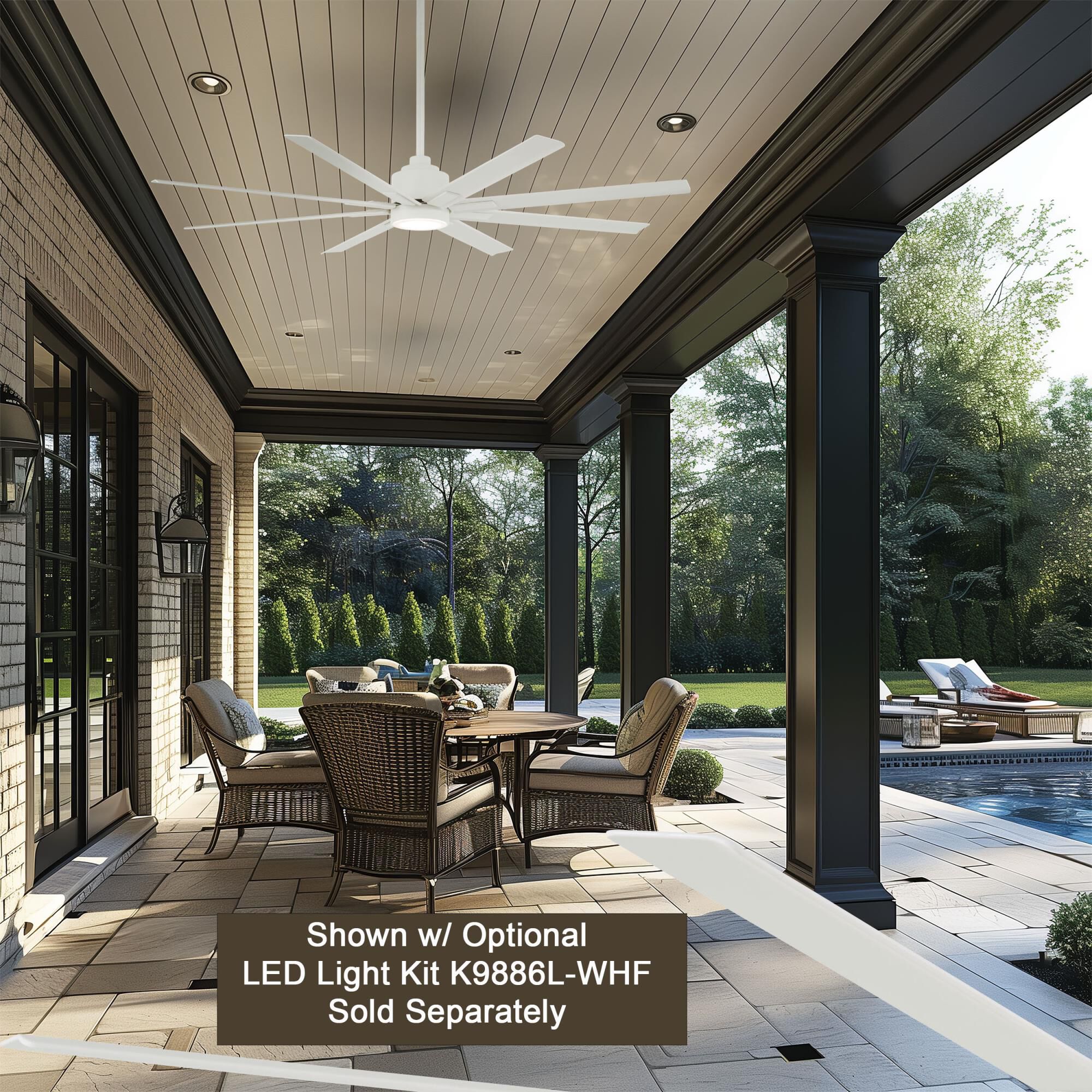Xtreme Outdoor Rated 65 Inch Ceiling Fan | Capitol Lighting