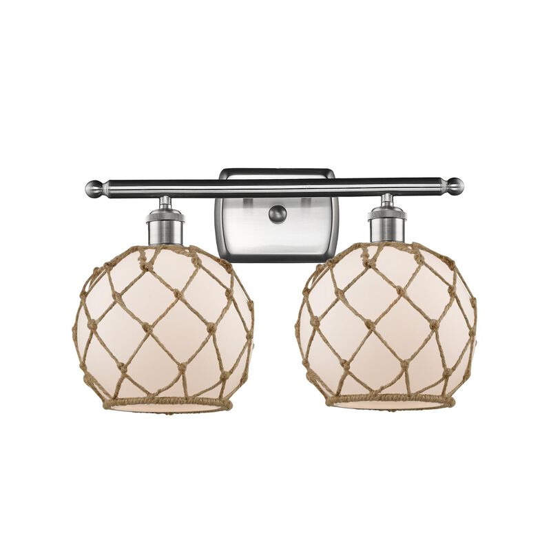 Bruno Marashlian Farmhouse Rope 18 Inch Bath Vanity Light by Innovations Lighting