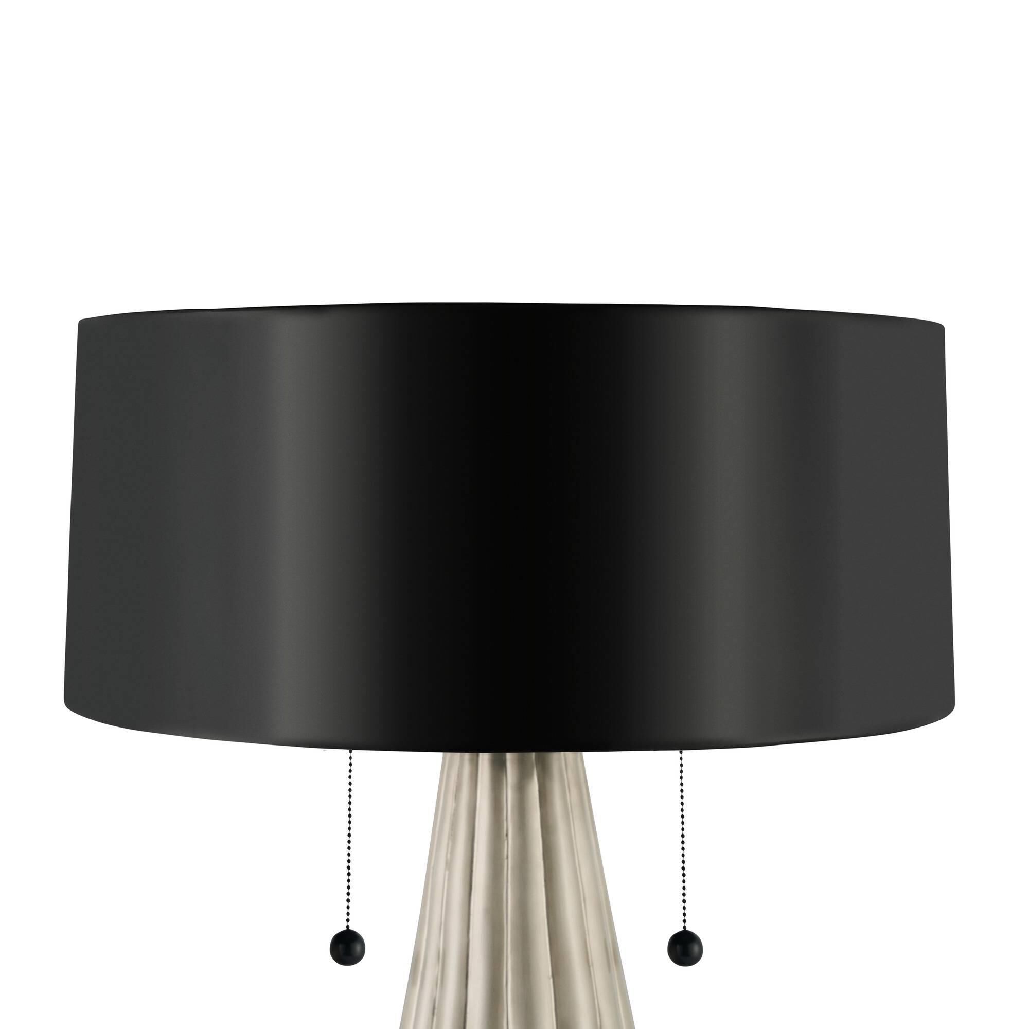 Shown in Vintage Silver and Blackened Iron finish