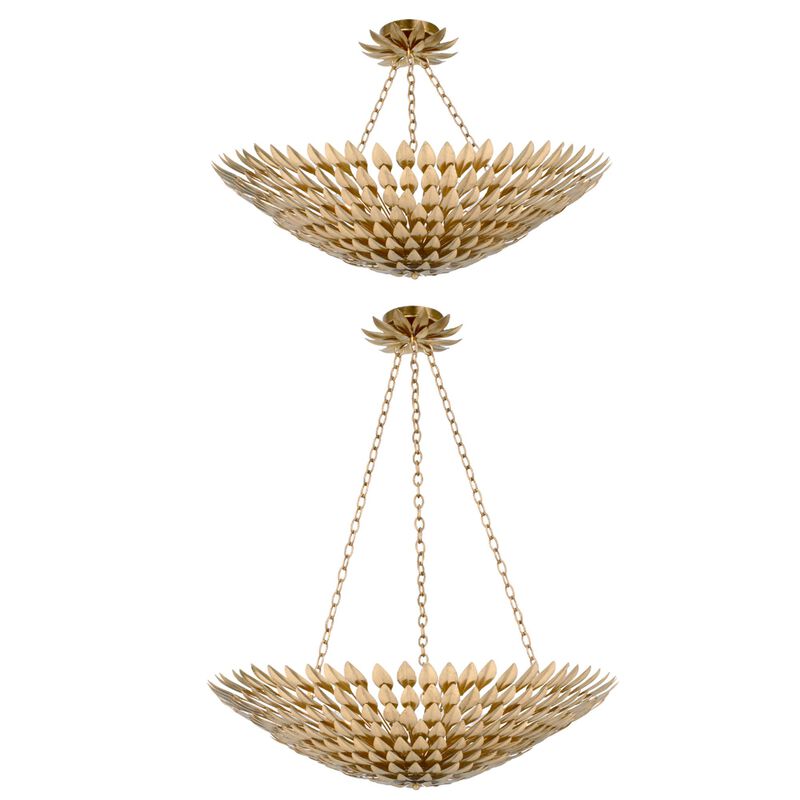 Broche 30 Inch 8 Light Chandelier by Crystorama
