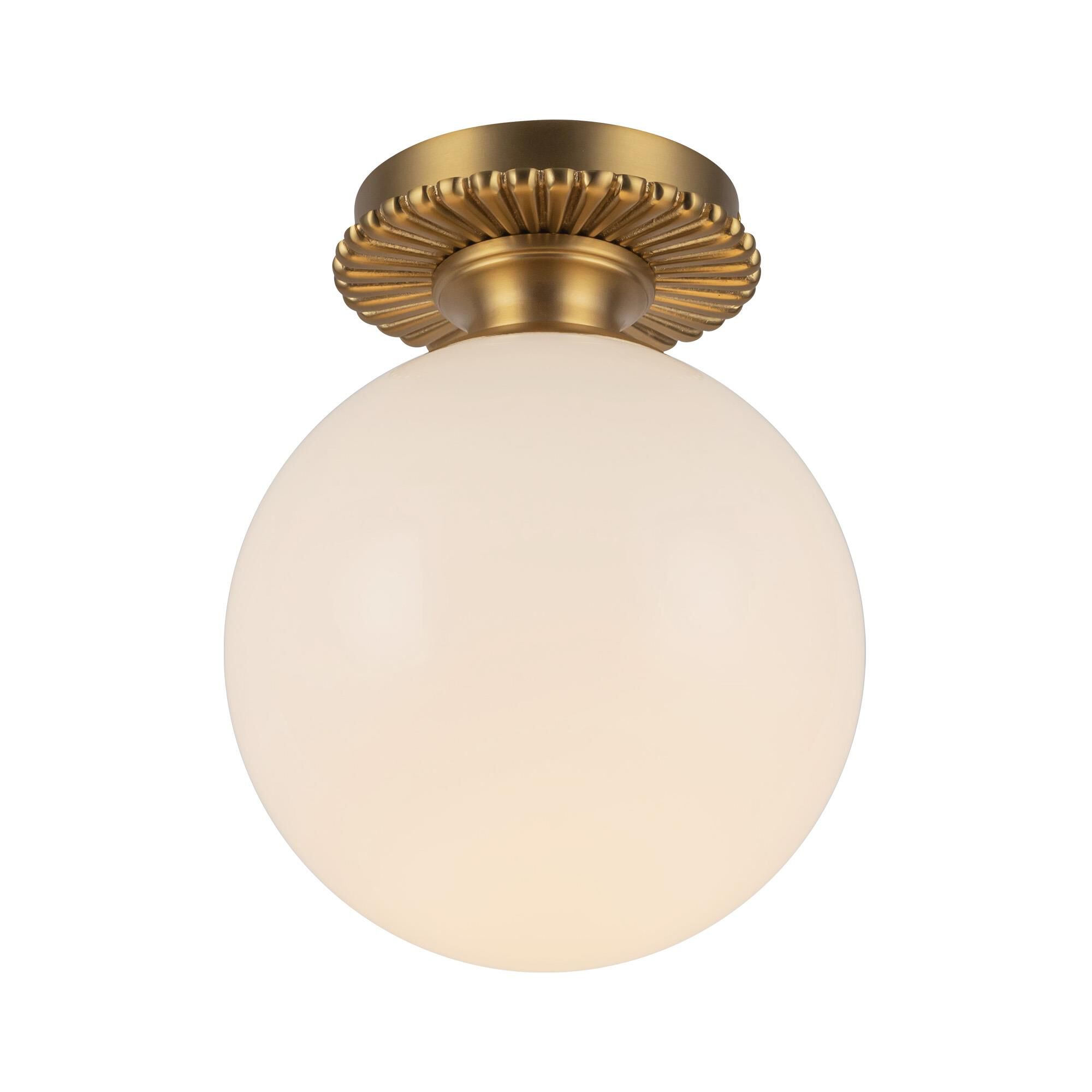 Peyton Fox Otis 8 Inch Semi Flush Mount,