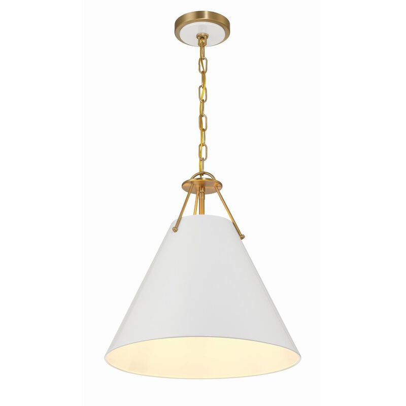 Xavier Small Pendant Light by Crystorama