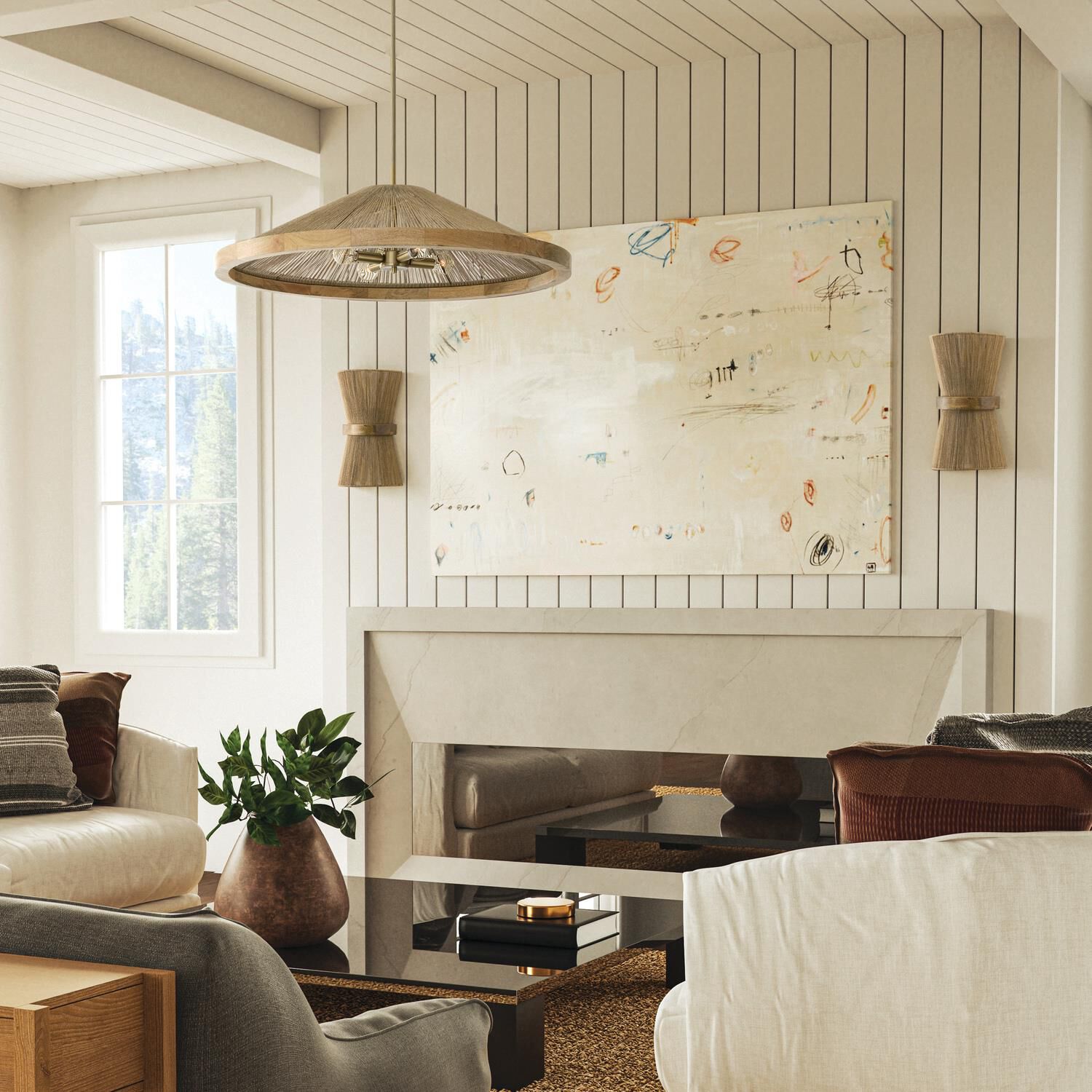 Maya 31 Inch Large Pendant by Capital Lighting Fixture Company