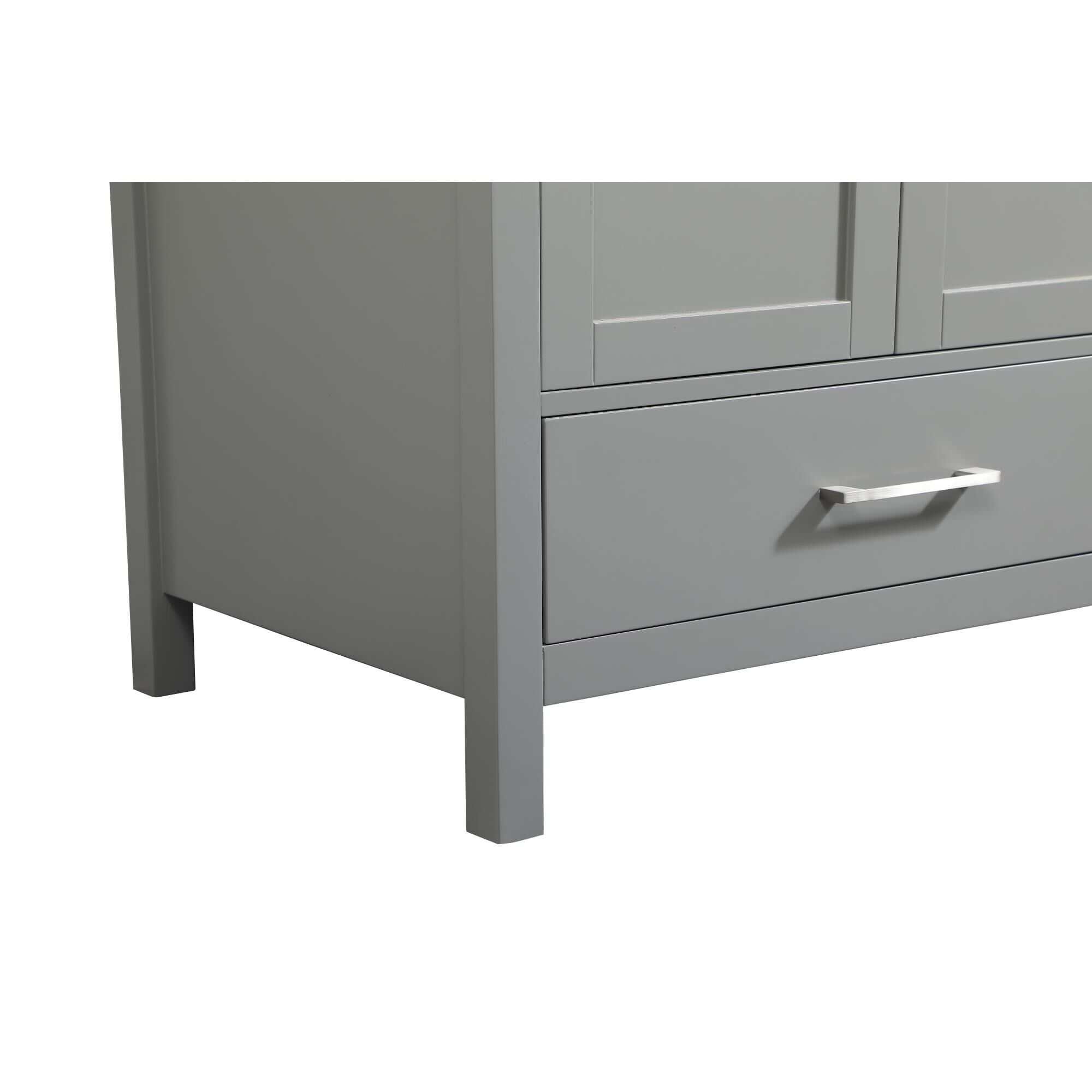 Shown in Grey finish