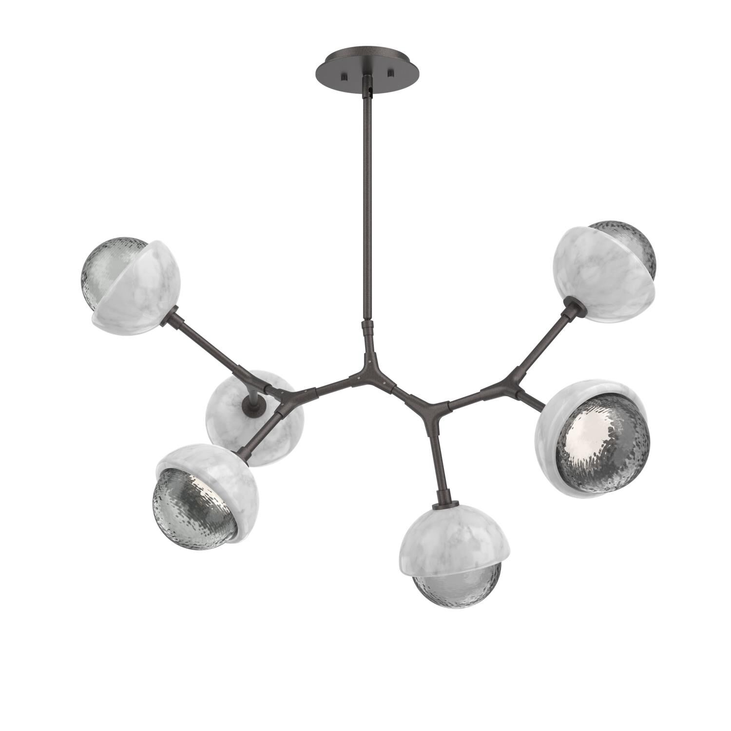Levi Wilson Cabochon 31 Inch Linear Suspension Light by Hammerton Studio