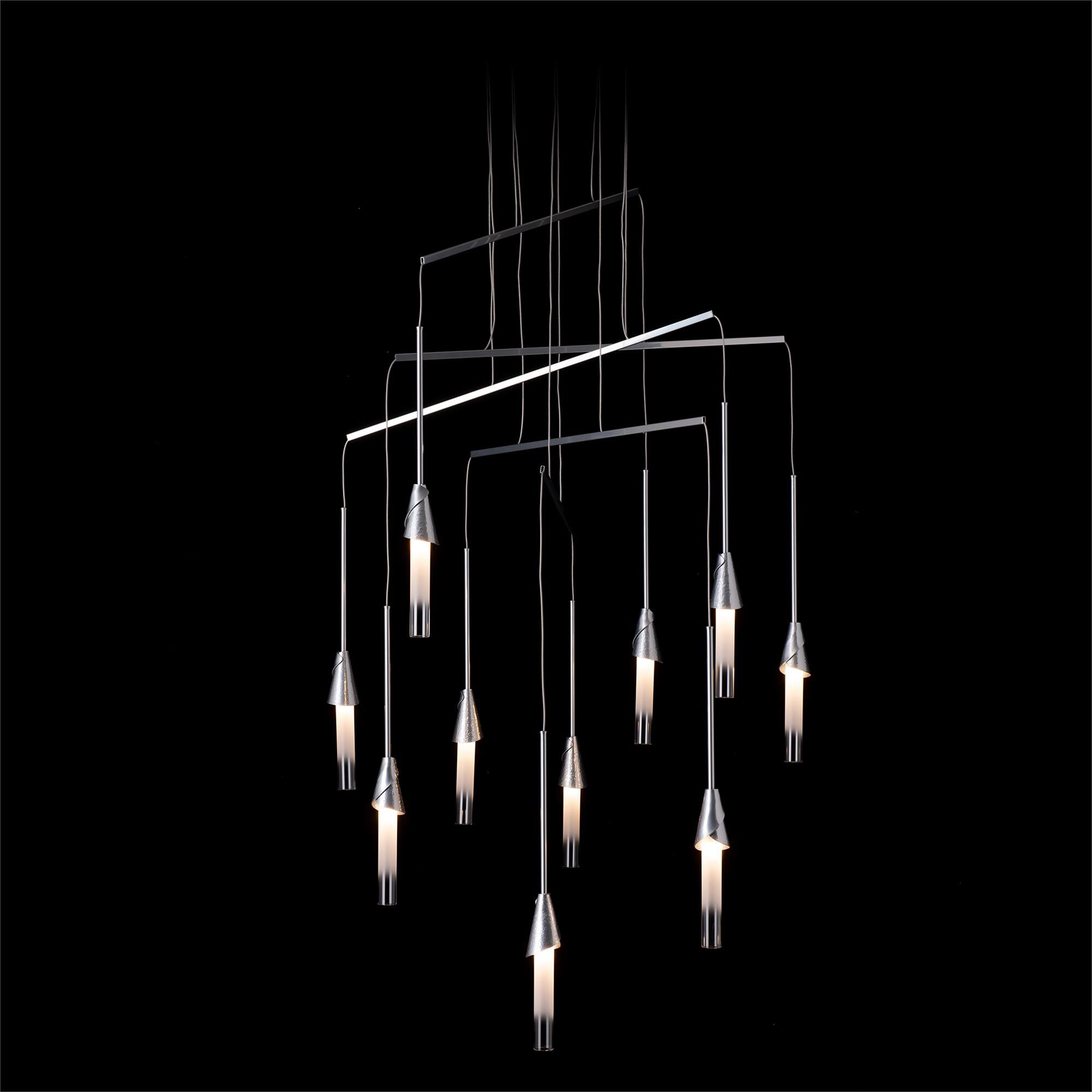 Lilium 35 Inch Multi Light Pendant by Hubbardton Forge