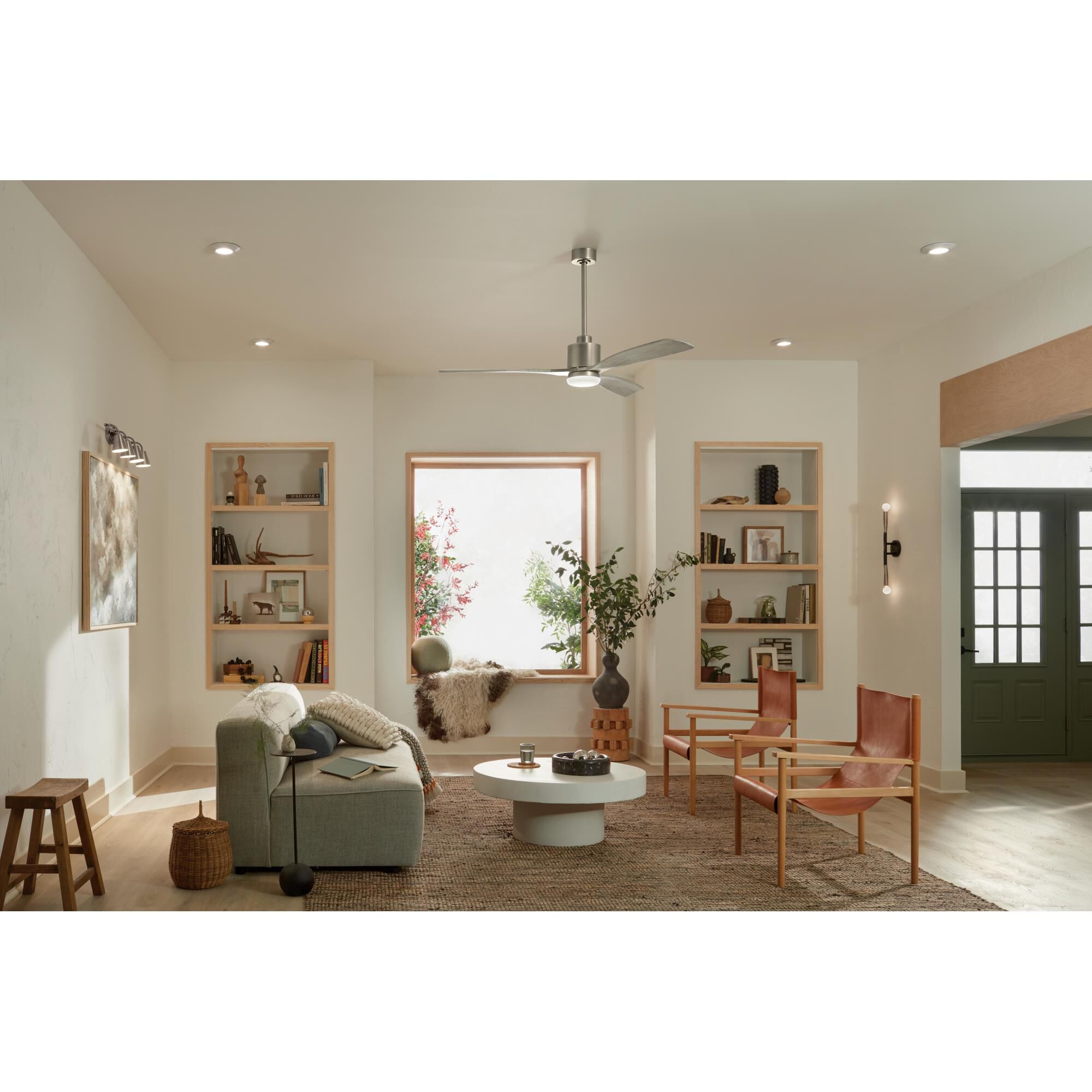 Ridley II 60 Inch Ceiling Fan with Light Kit by Kichler Lighting