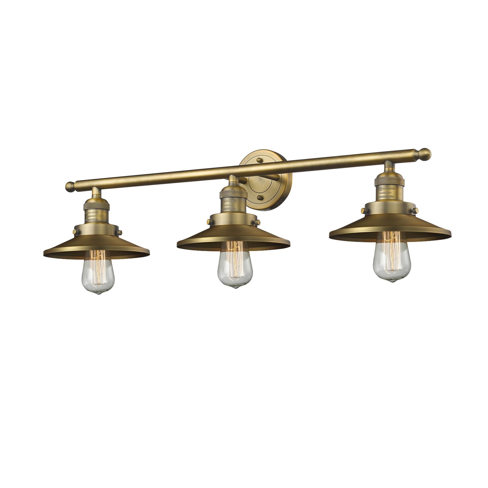 Bruno Marashlian Railroad 32 Inch 3 Light Bath Vanity Light by Innovations Lighting