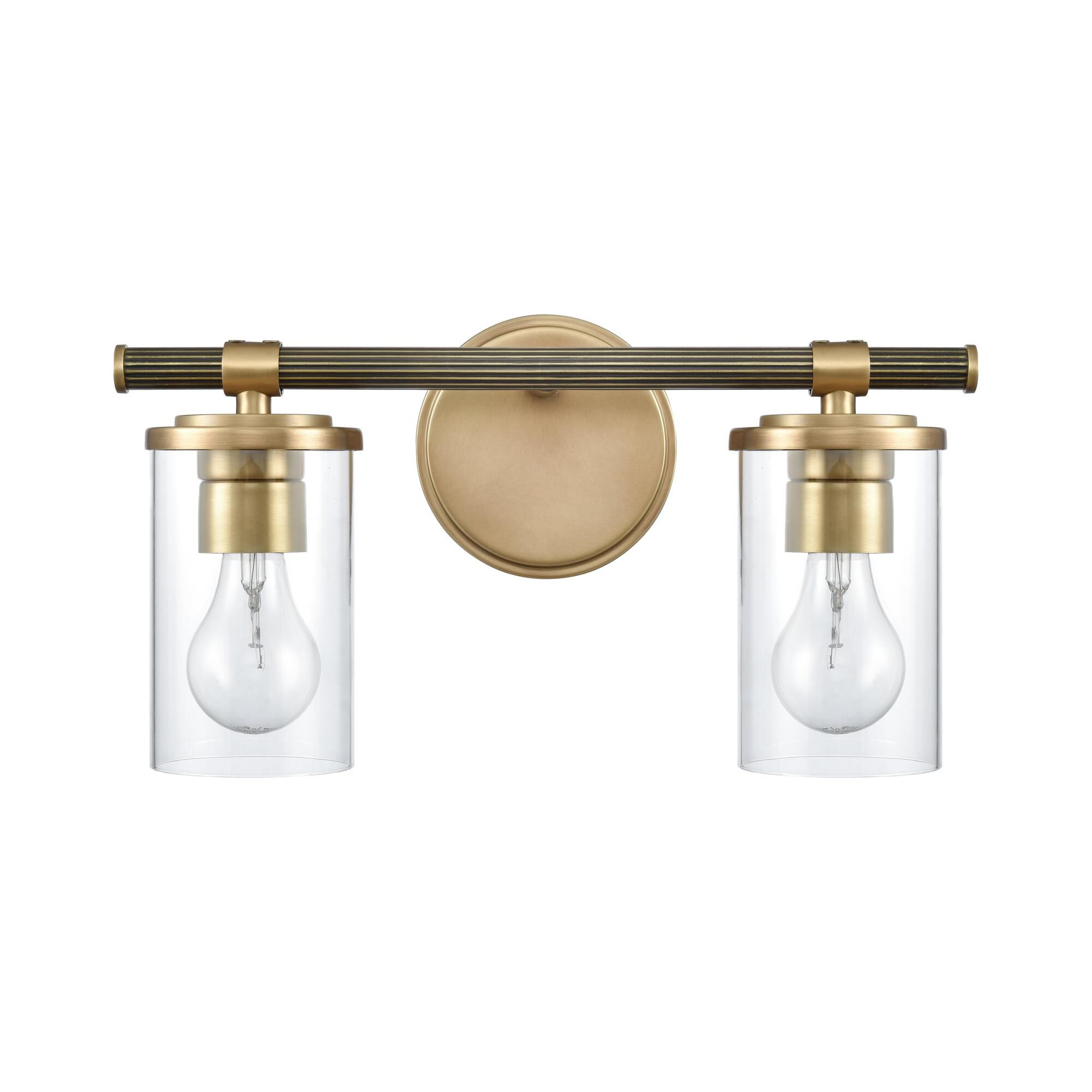 Shown in Natural Brass finish and Clear Handblown  Shade glass and Clear Handblown Glass shade