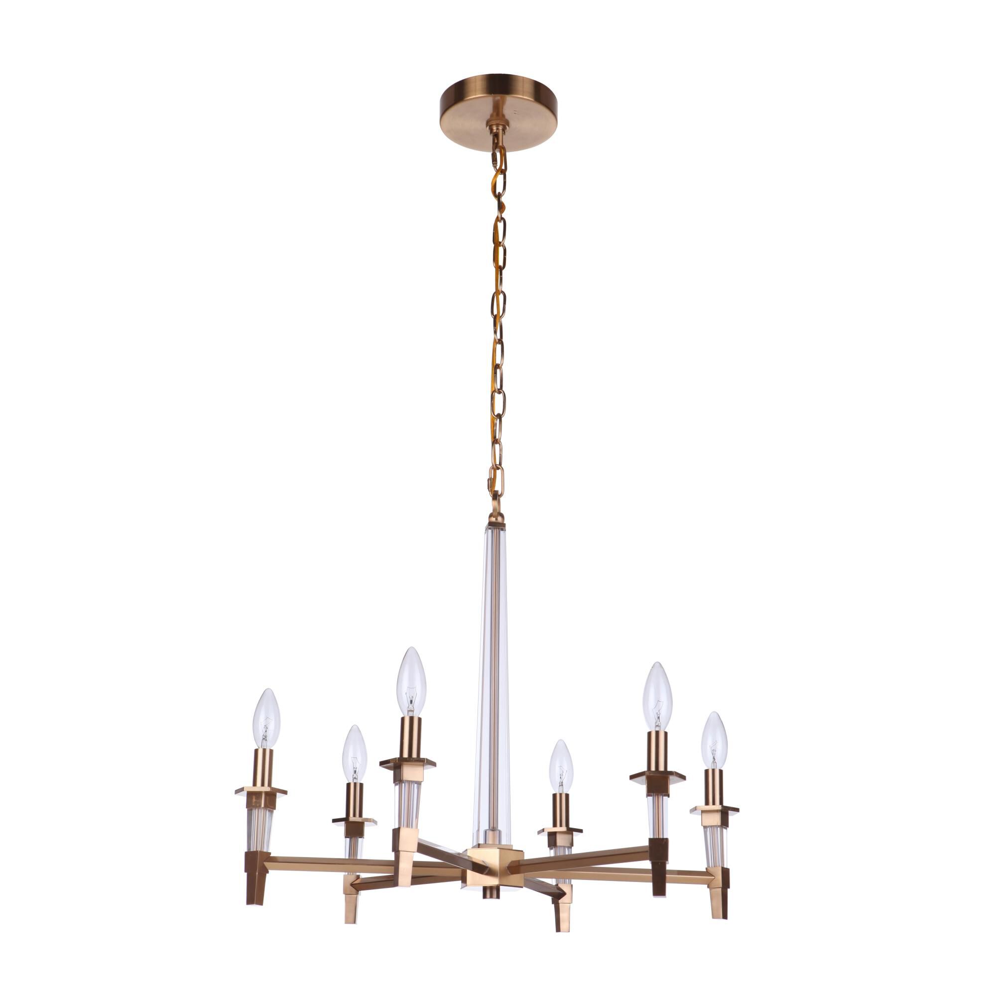 Tarryn 26 Inch 6 Light Chandelier by Craftmade