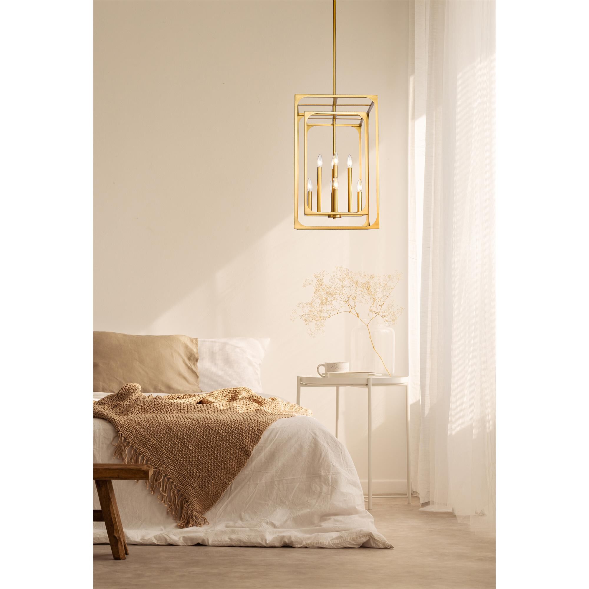 Shown in Rubbed Brass finish and Steel shade