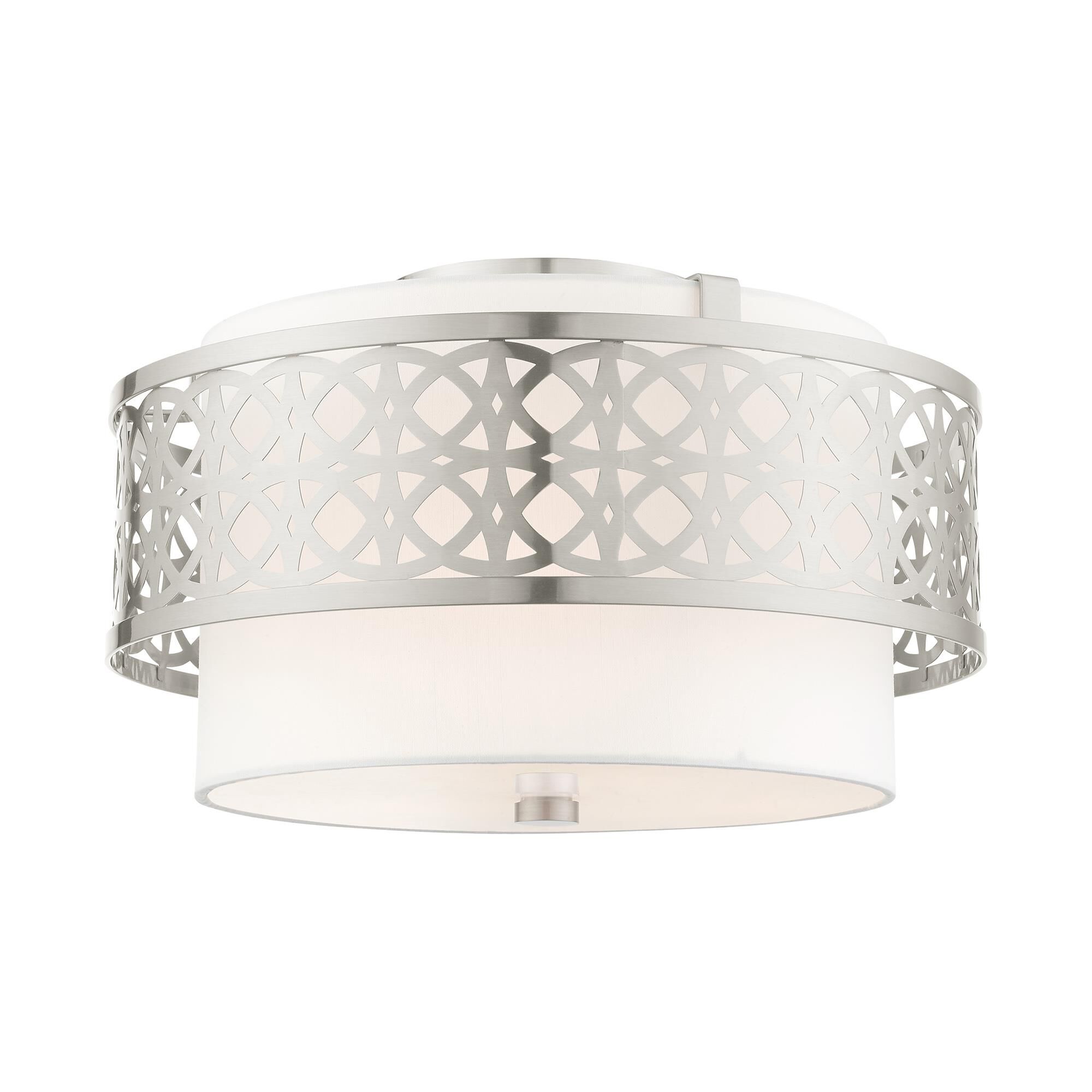 Calinda 3 Light Semi Flush Mount by Livex Lighting