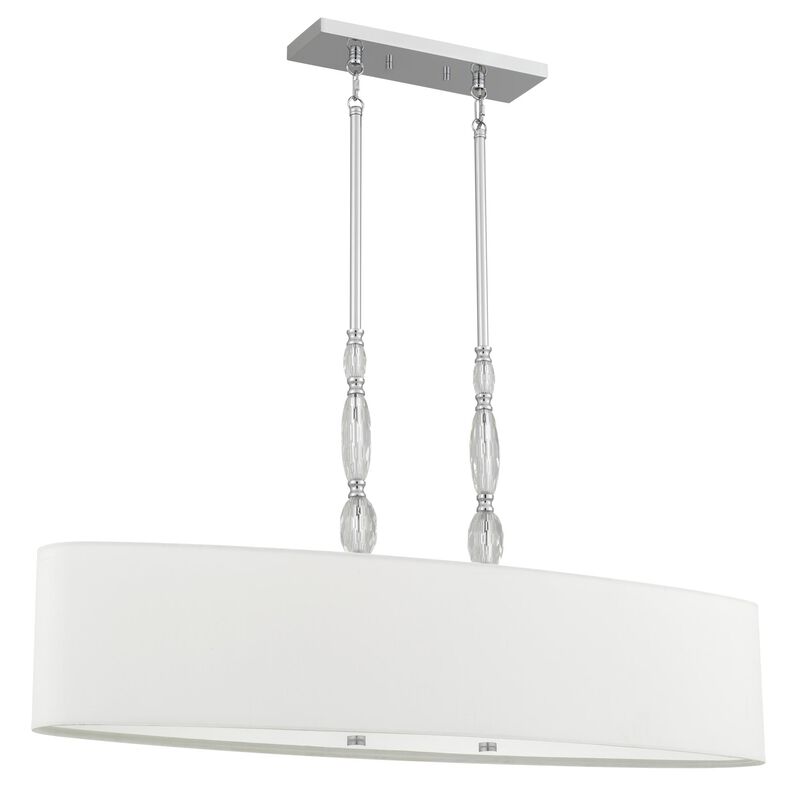 Stone 42 Inch Linear Suspension Light by Quoizel