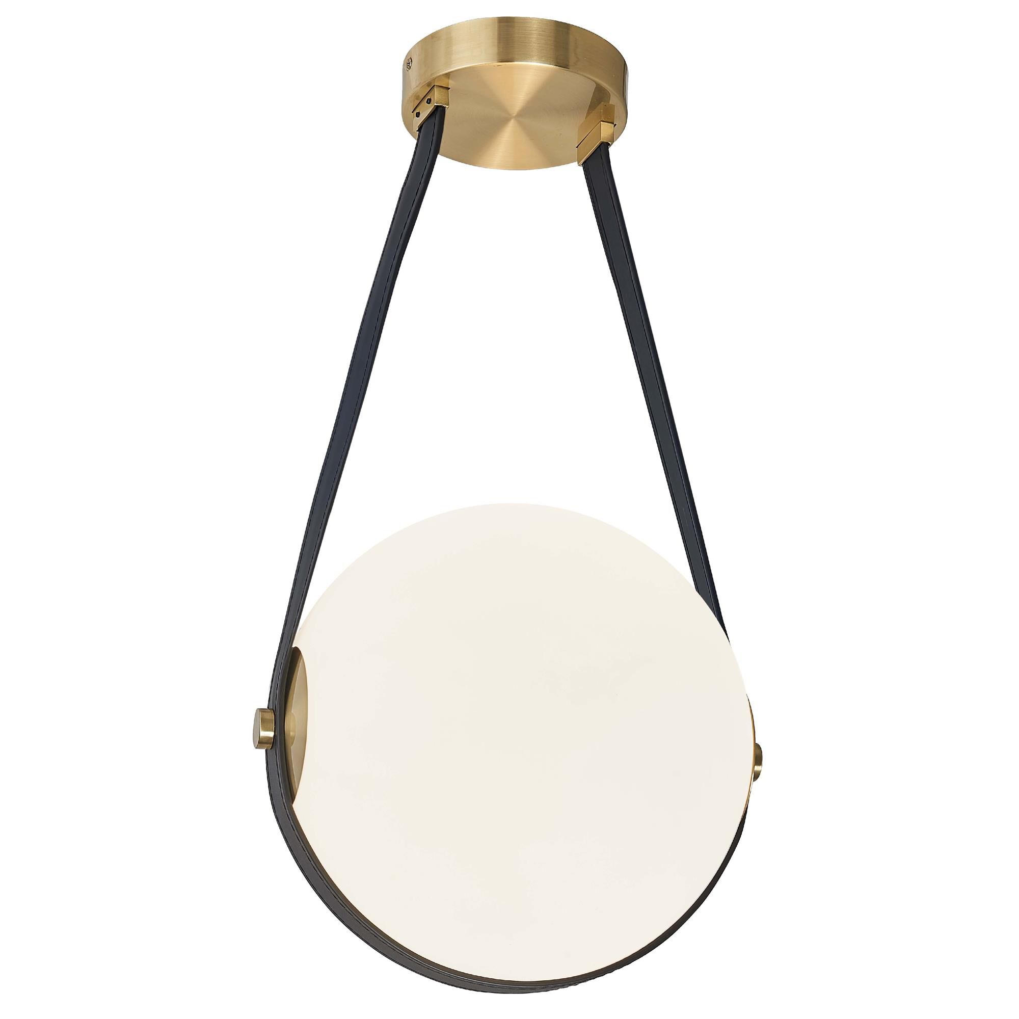 Persis 12 Inch Semi Flush Mount by Dainolite