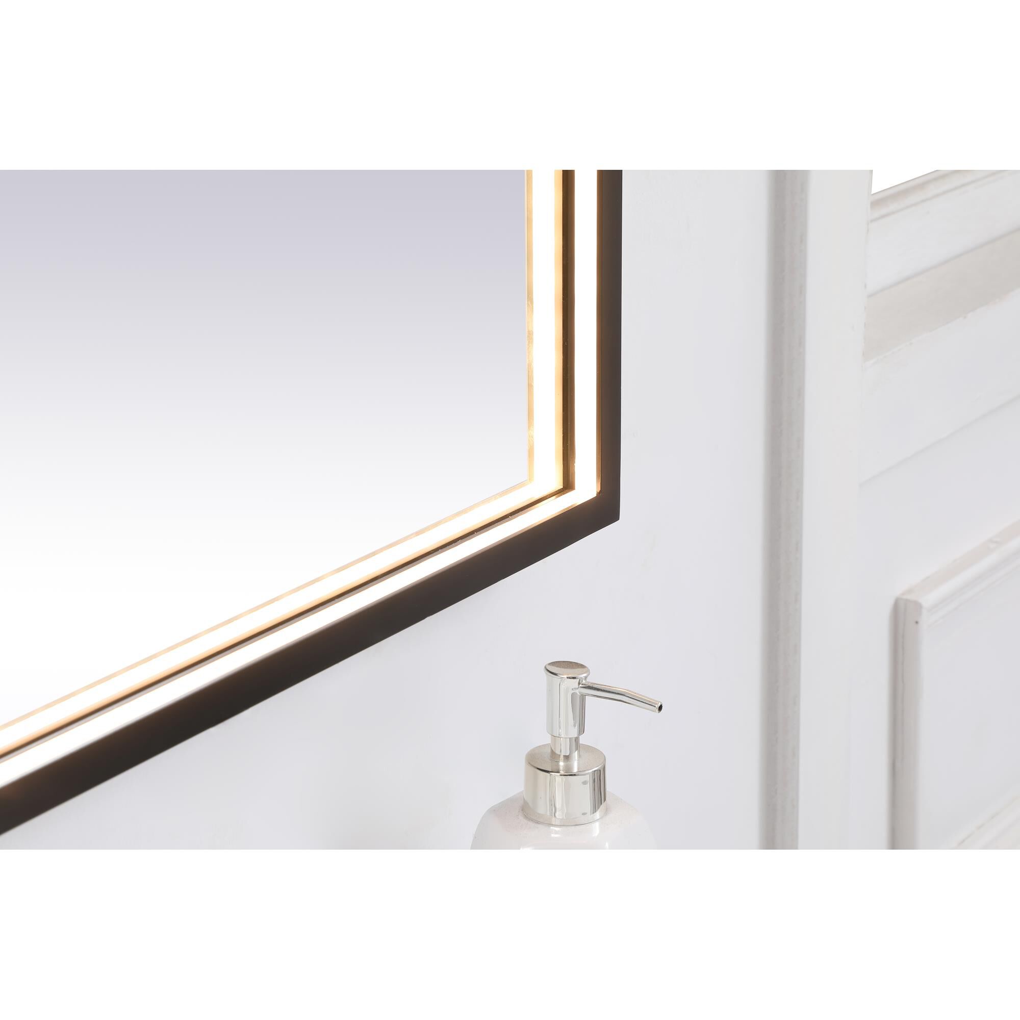Pier LED Lighted Mirror by Elegant Decor