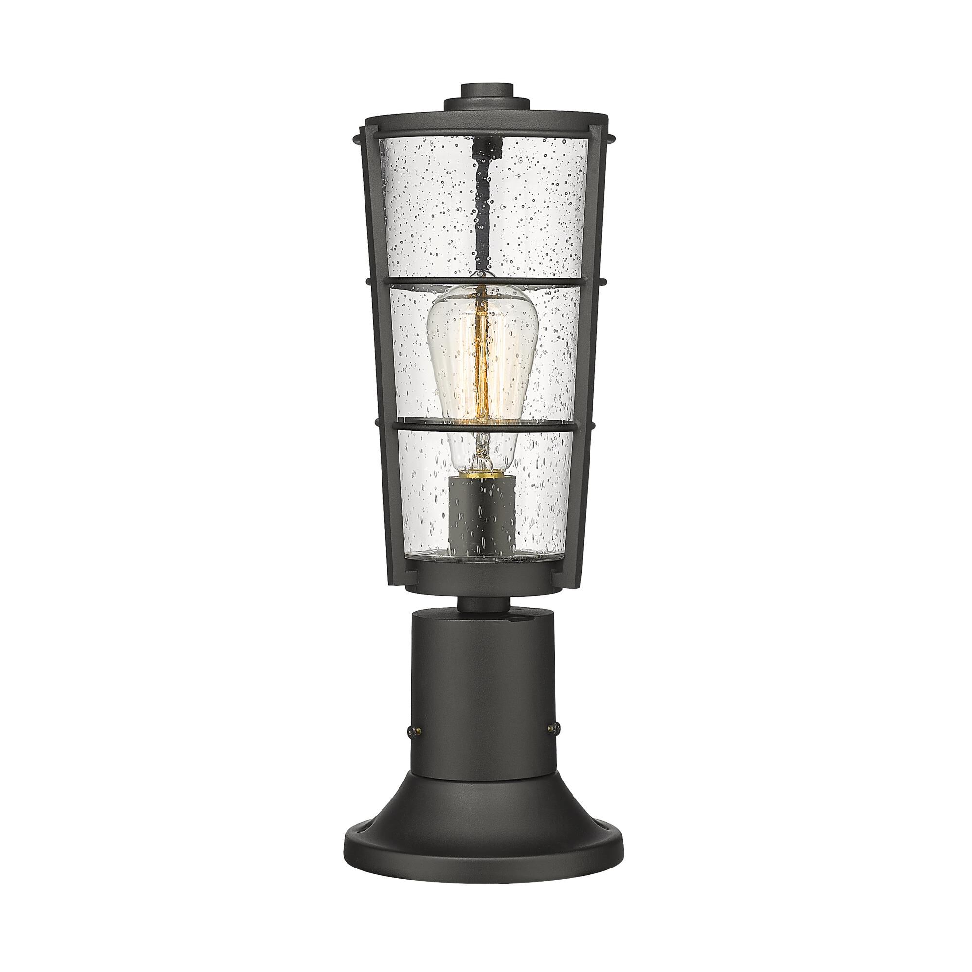 Z-Lite Helix 18 Inch Tall Outdoor Pier Lamp