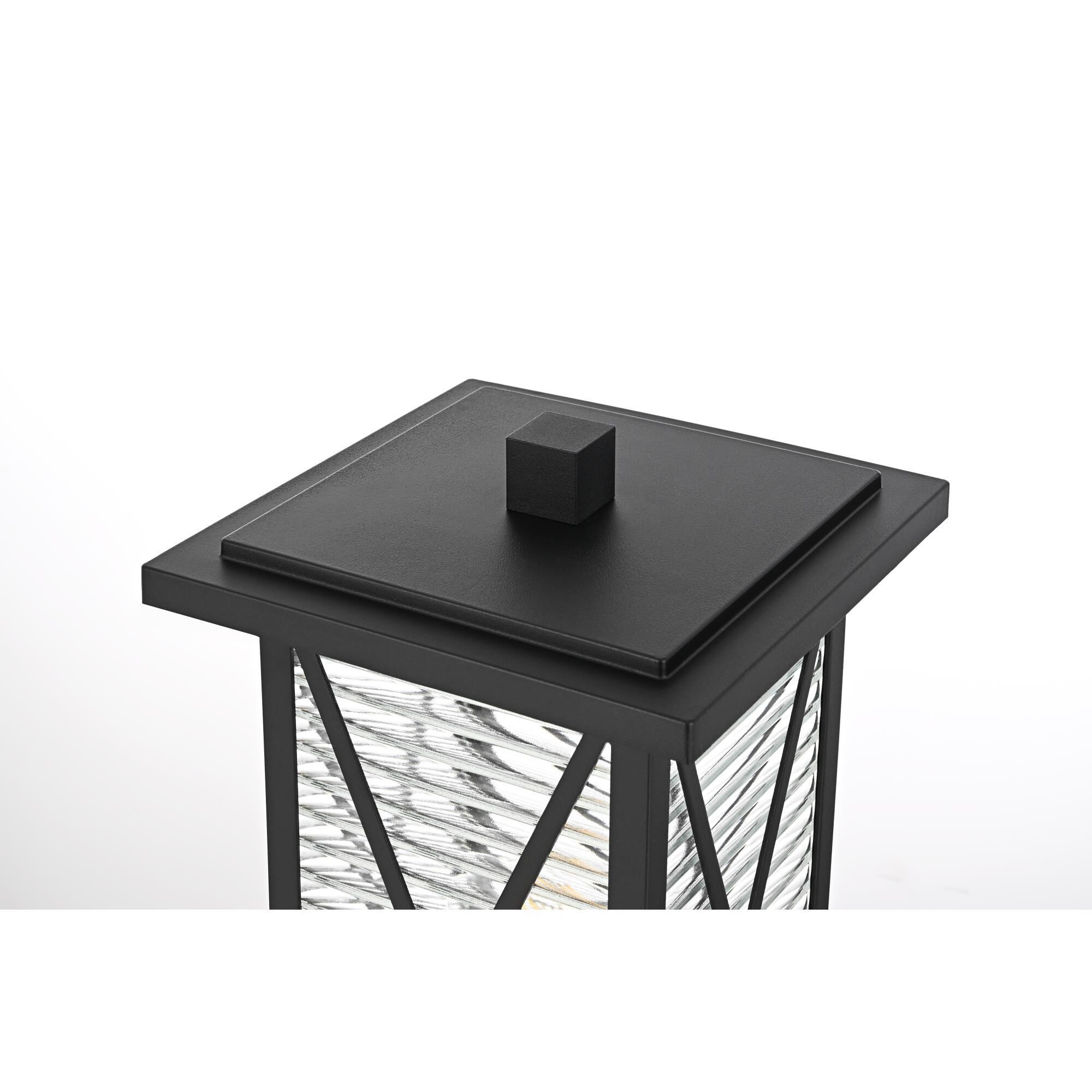 Jada 17 Inch Outdoor Post Lamp by Elegant Lighting