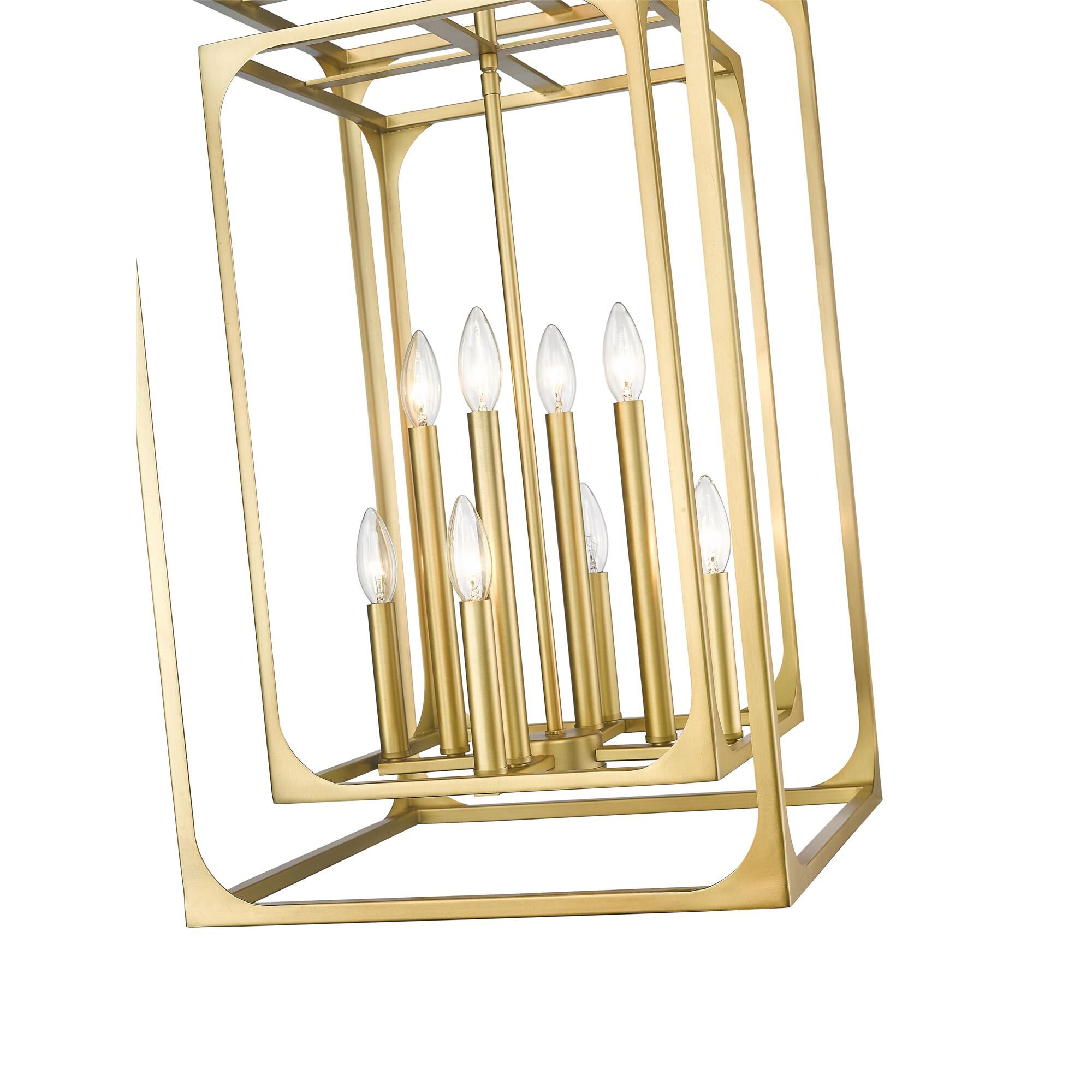 Shown in Rubbed Brass finish and Steel shade