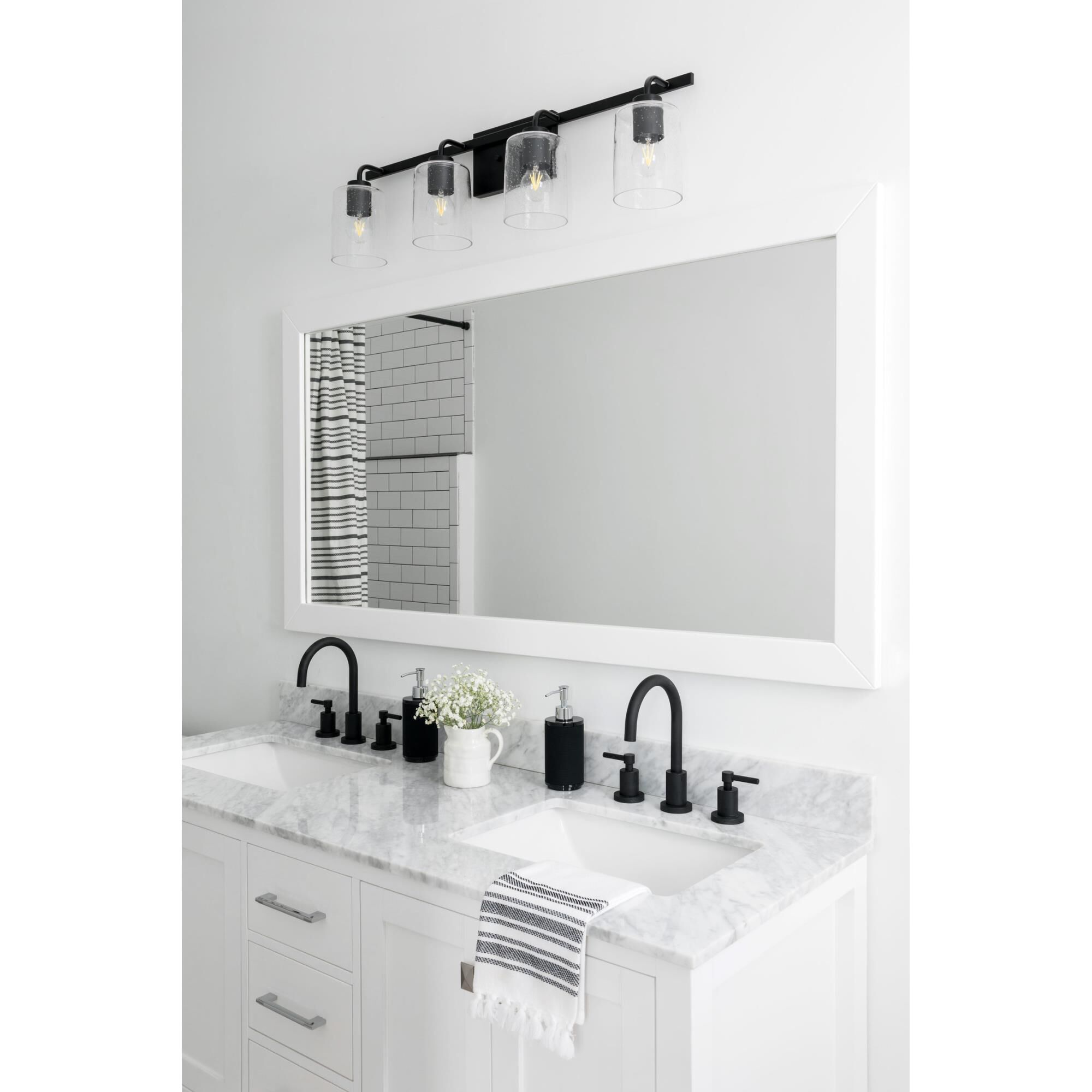 Greyson 33 Inch 4 Light Bath Vanity Light by Homeplace by Capital Lighting Fixture Company