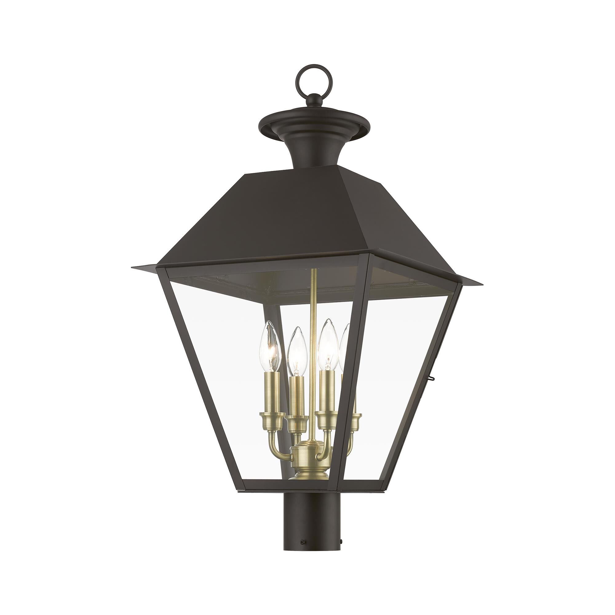 Wentworth 27 Inch Tall 4 Light Outdoor Post Lamp by Livex Lighting