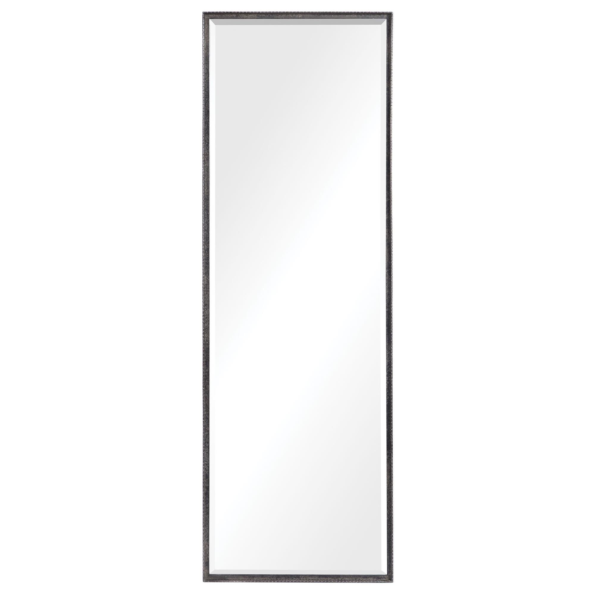 Shown in This Simple Dressing Mirror Features An Iron Construction With Detailed Edges. The Slight Profile Fr finish