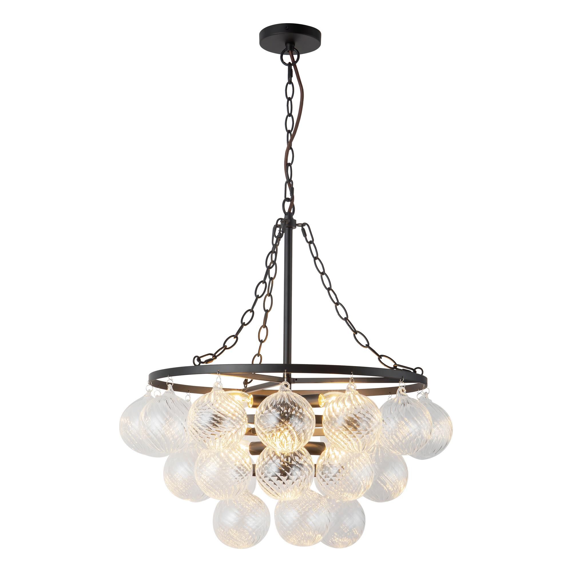 Peyton Fox Faye 24 Inch Chandelier by Alora Mood