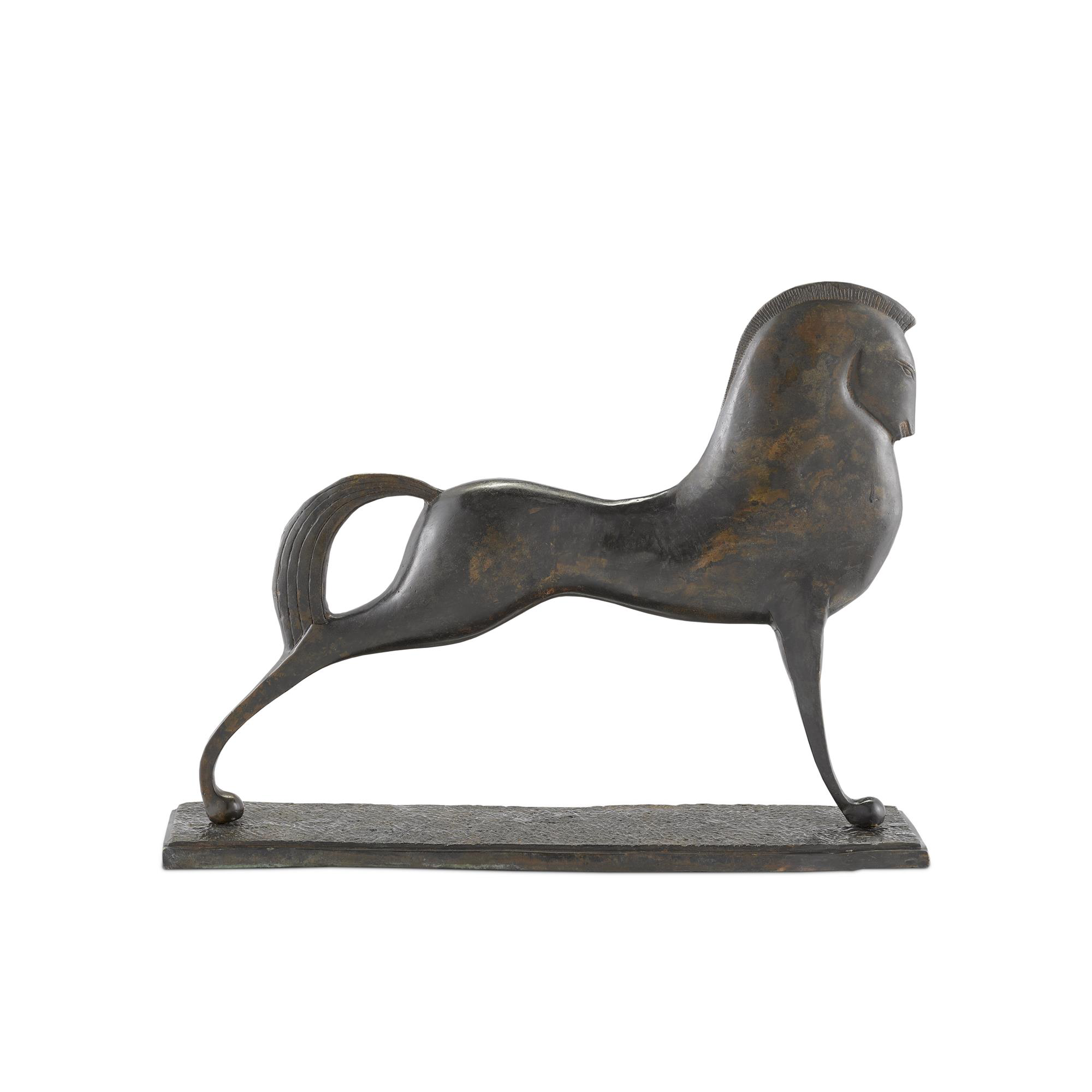 Assyrian Bronze Horse Figurine,