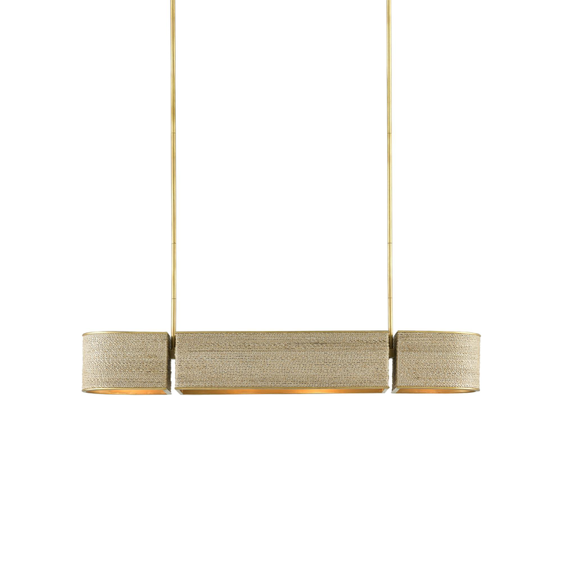 Tenby Medium Linear Chandelier by Currey & Company