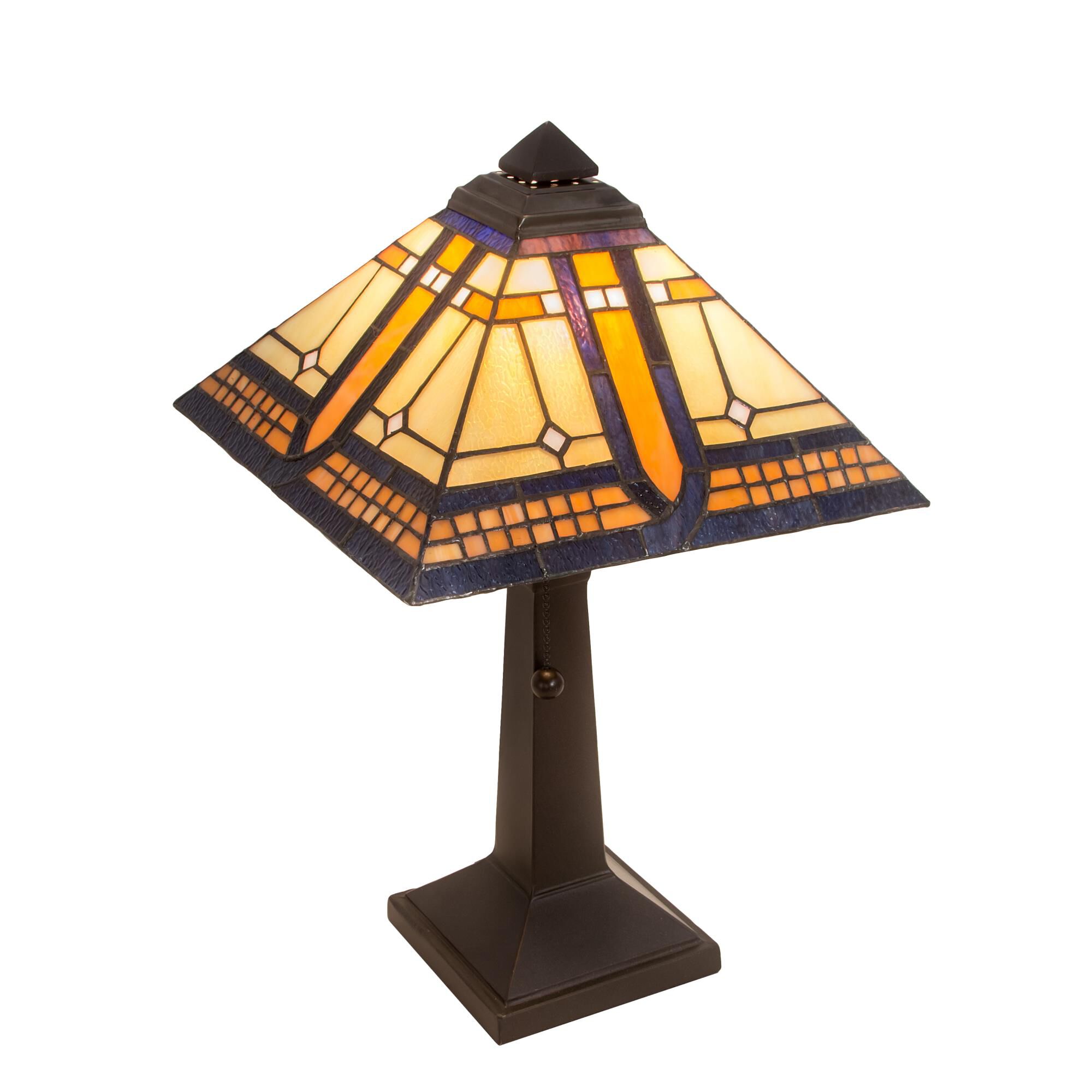 Sierra Prairie Mission 16 Inch Table Lamp by Meyda Lighting