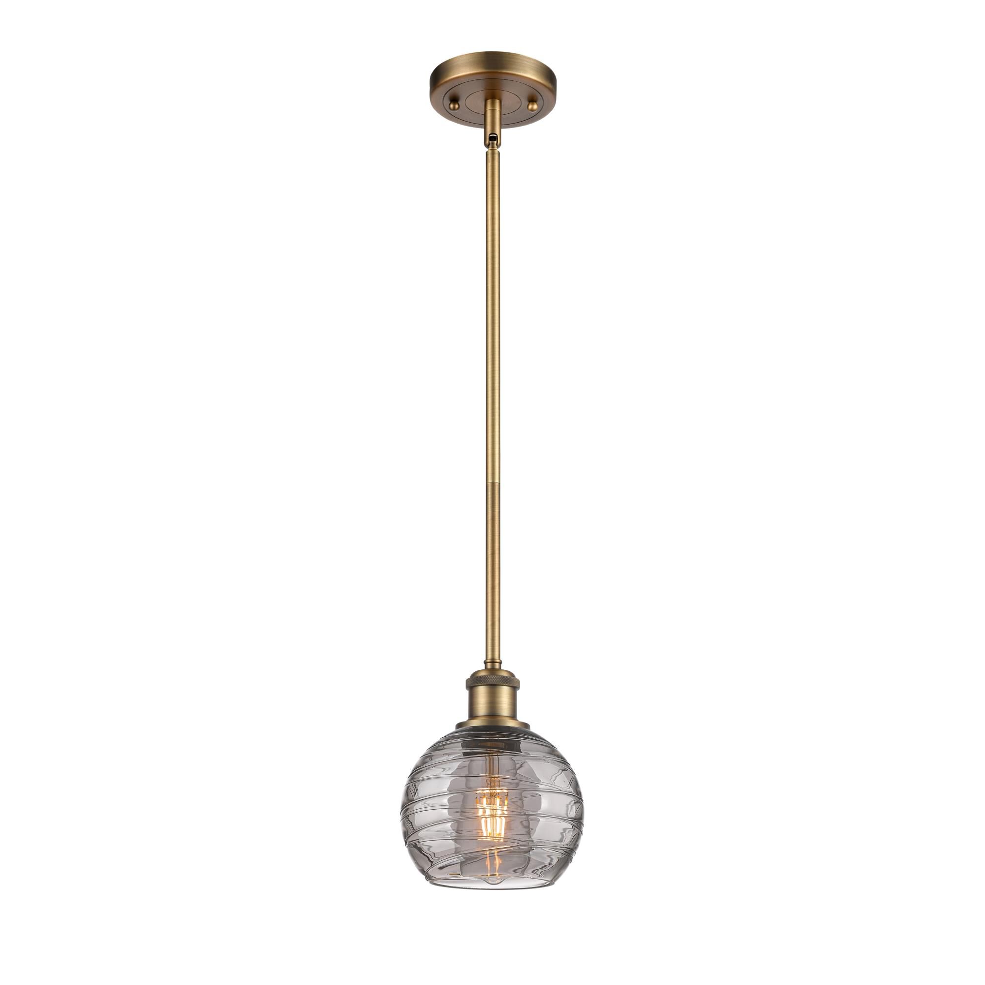 Bruno Marashlian Athens Deco Swirl 6 Inch Mini Pendant by Innovations Lighting