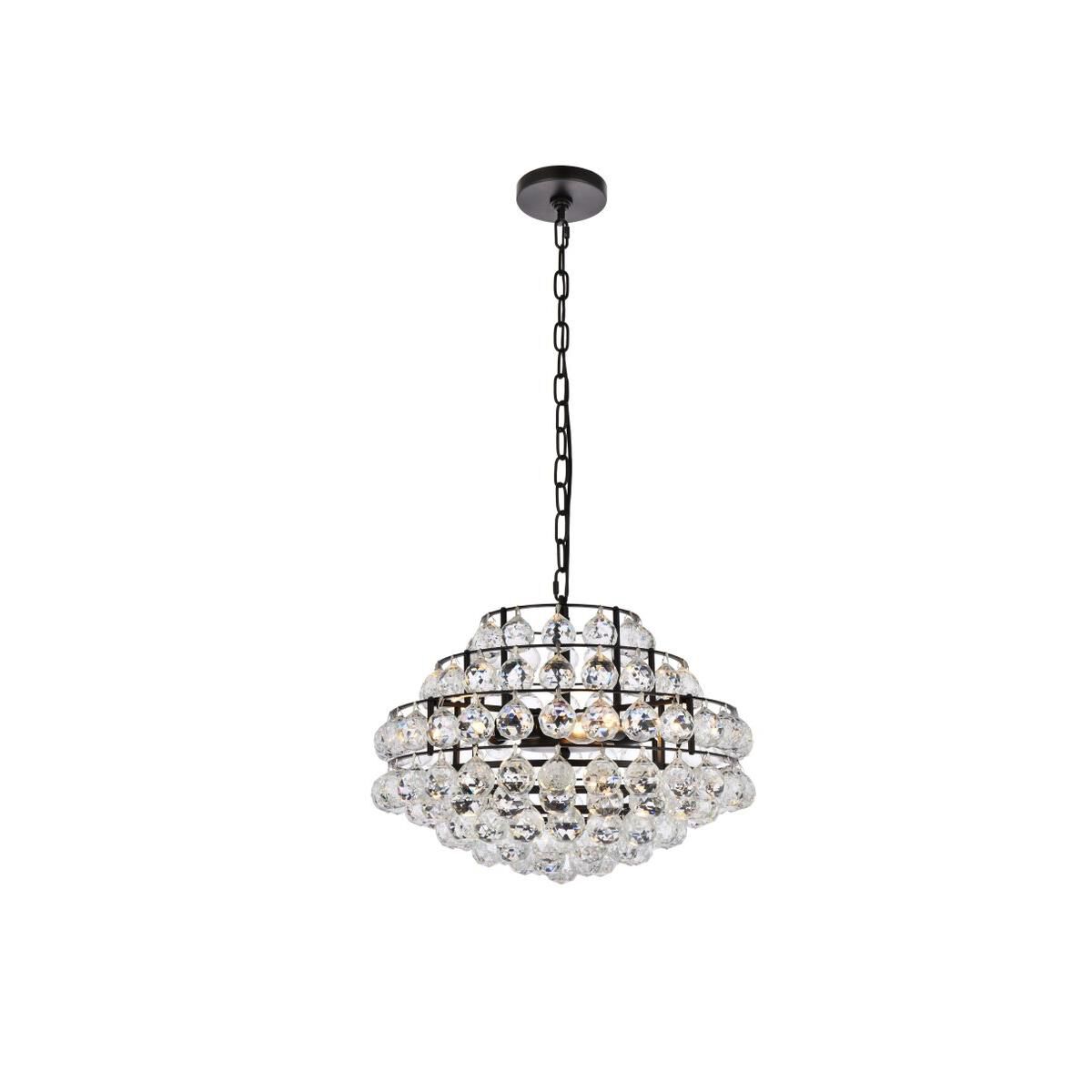 Savannah 16 Inch Large Pendant by Elegant Lighting