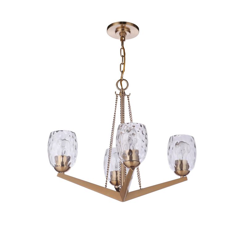 Guiding Star 21 Inch 4 Light Mini Chandelier by Craftmade