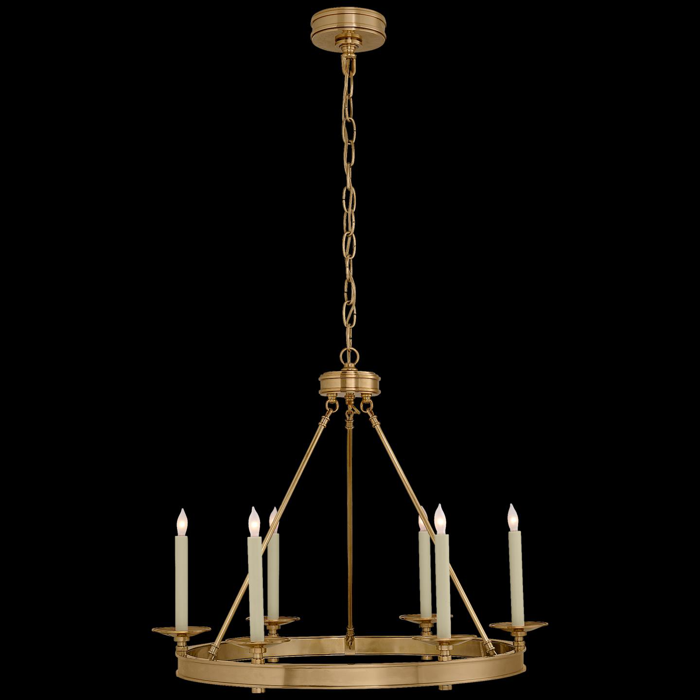 Chapman & Myers Launceton 27 Inch 6 Light Chandelier by Visual Comfort Signature Collection
