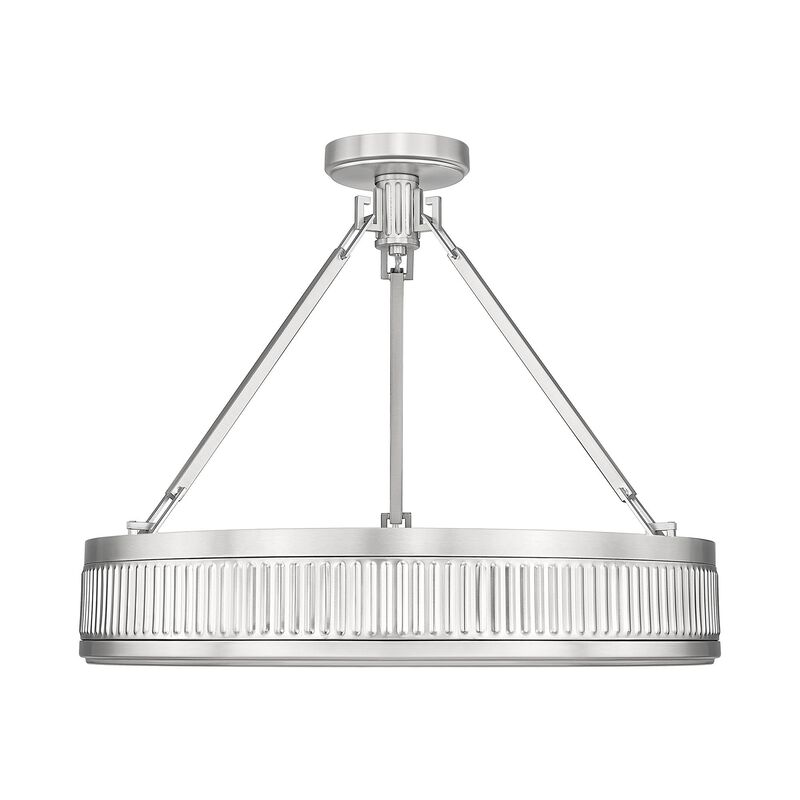 Quinn 22 Inch Semi Flush Mount by Z-lite