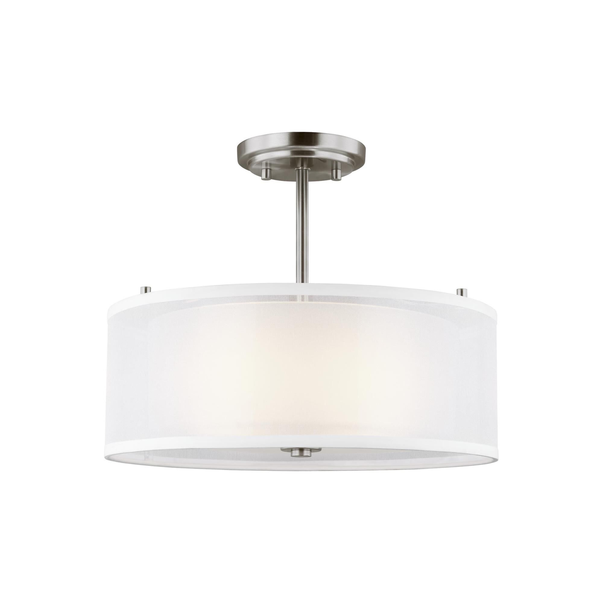 Elmwood Park 2 Light Semi Flush Mount by Generation Lighting