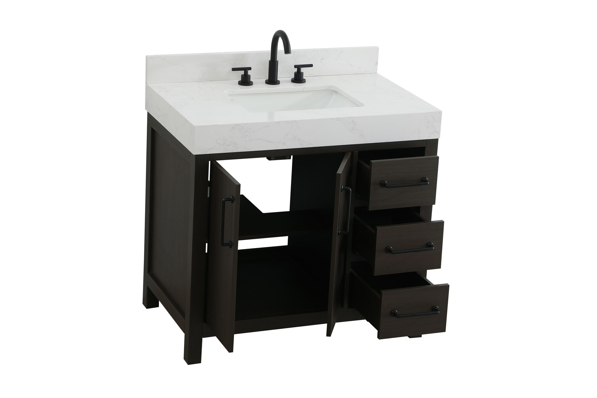 Shown in Mocha Brown finish