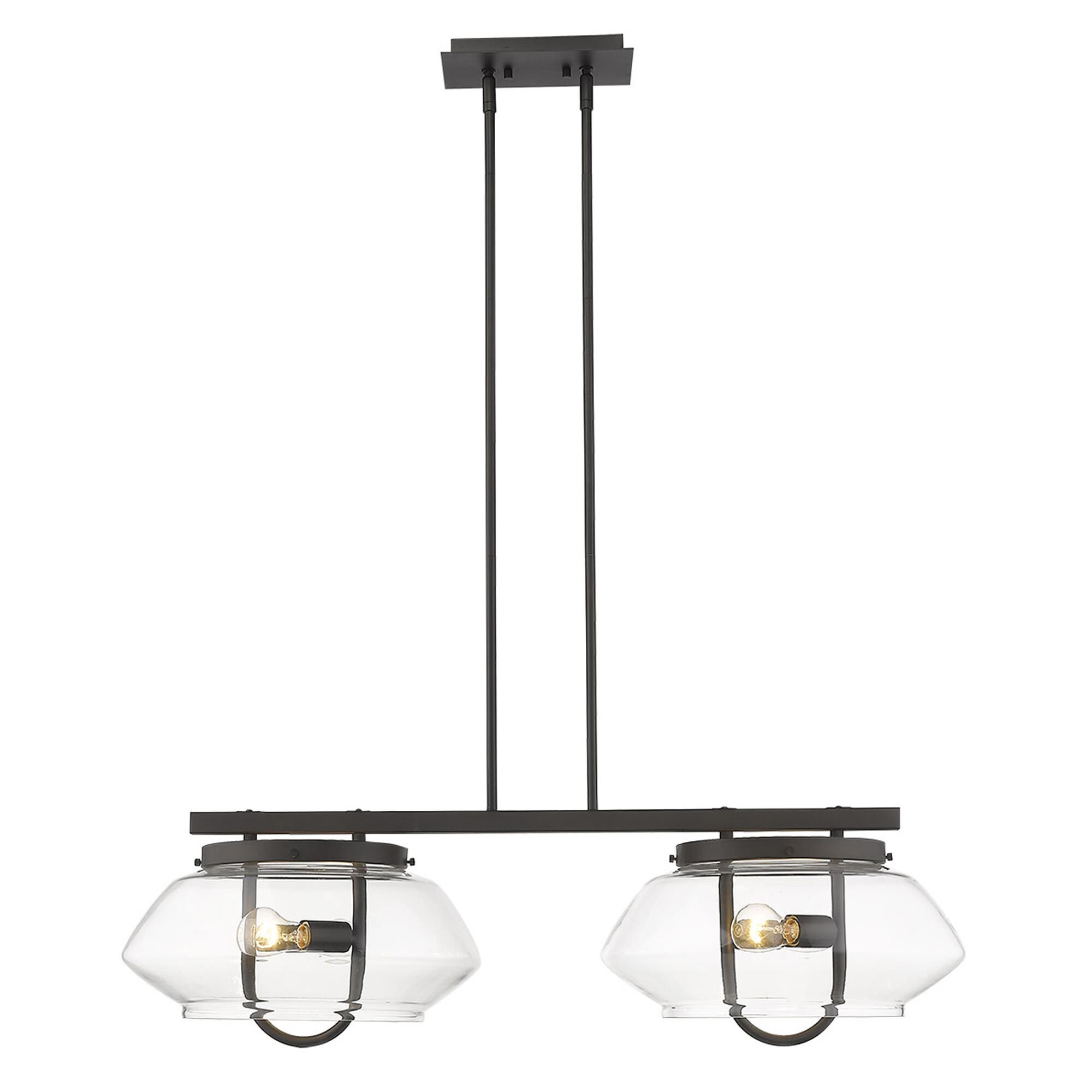 Garner 38 Inch 4 Light Linear Suspension Light by Trend Lighting