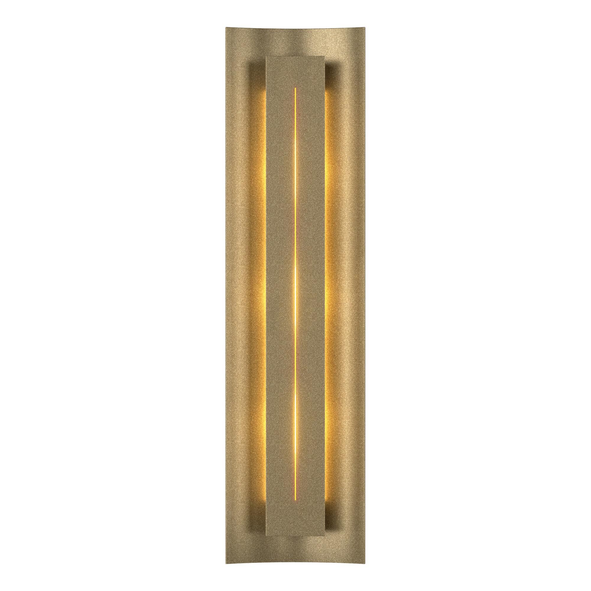 Shown in Soft Gold finish and Ivory Art  glass