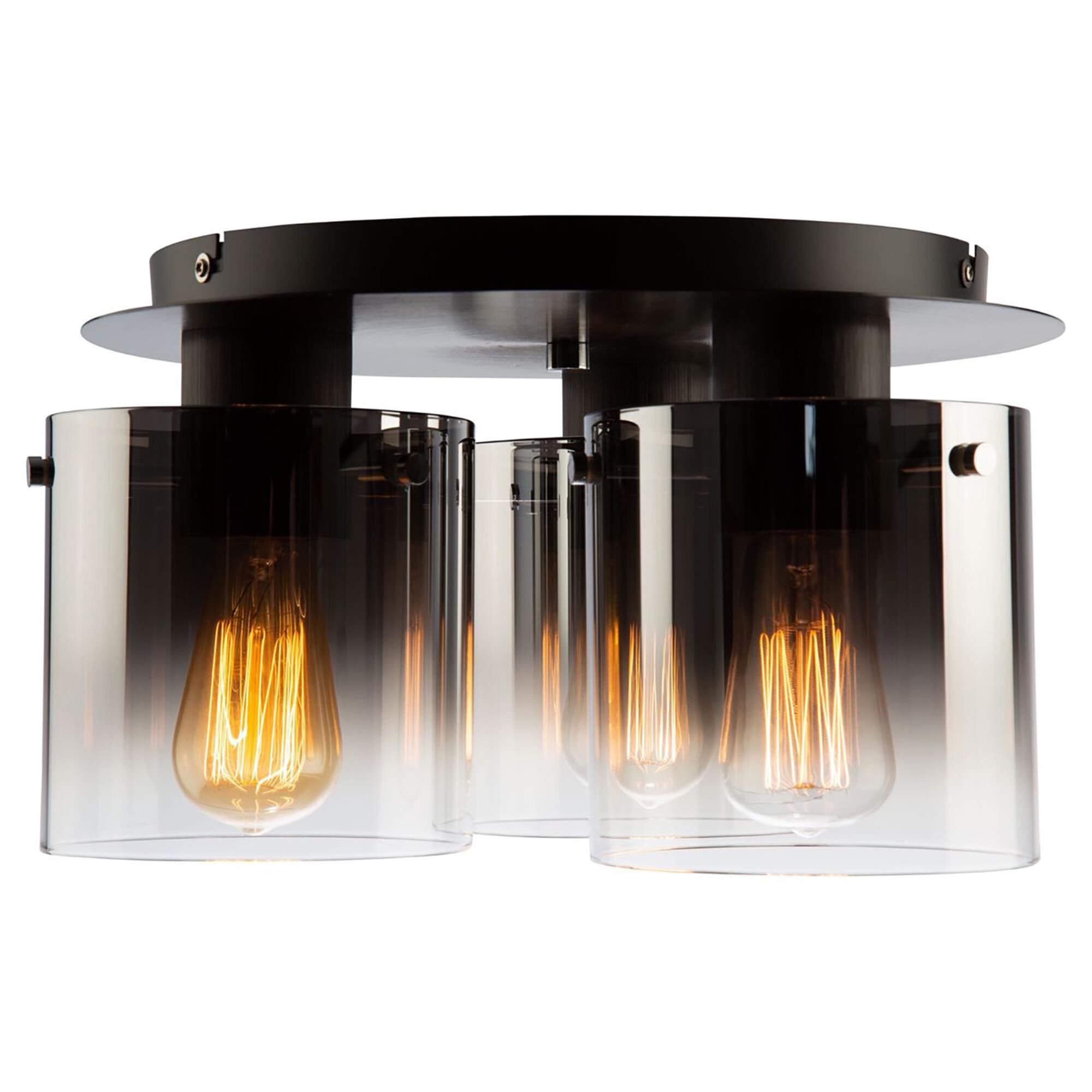 Henley 13 Inch 3 Light Flush Mount,