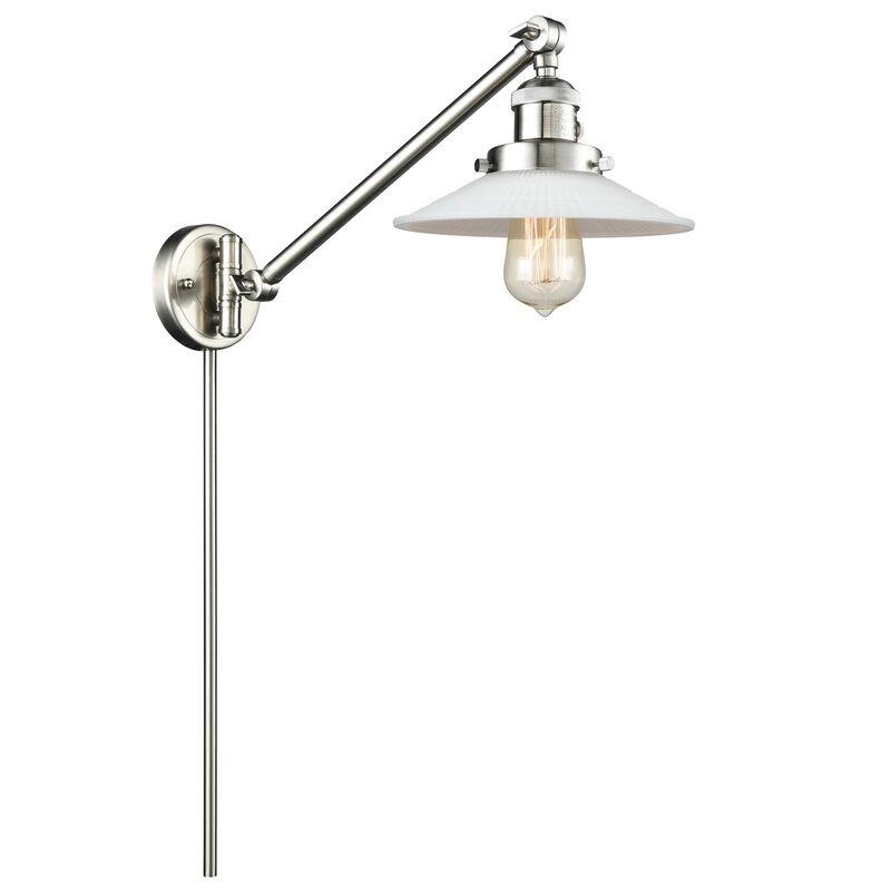 Bruno Marashlian Halophane LED Wall Swing Lamp by Innovations Lighting