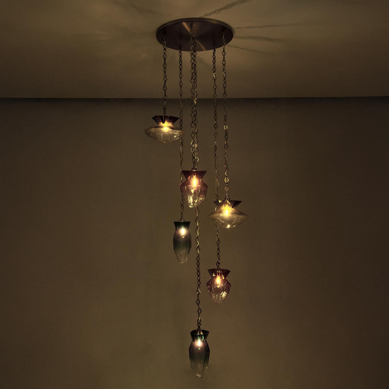 Bolsa 31 Inch Multi Light Pendant by Kalco Lighting